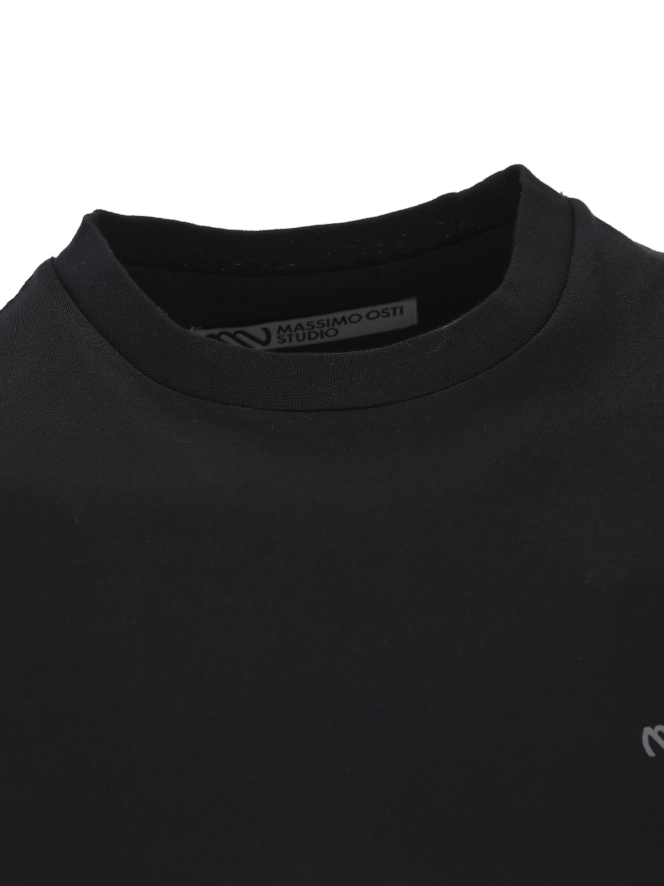 T-Shirt in cotone. 21MMTS019A 110521G999 MASSIMO OSTI STUDIO 