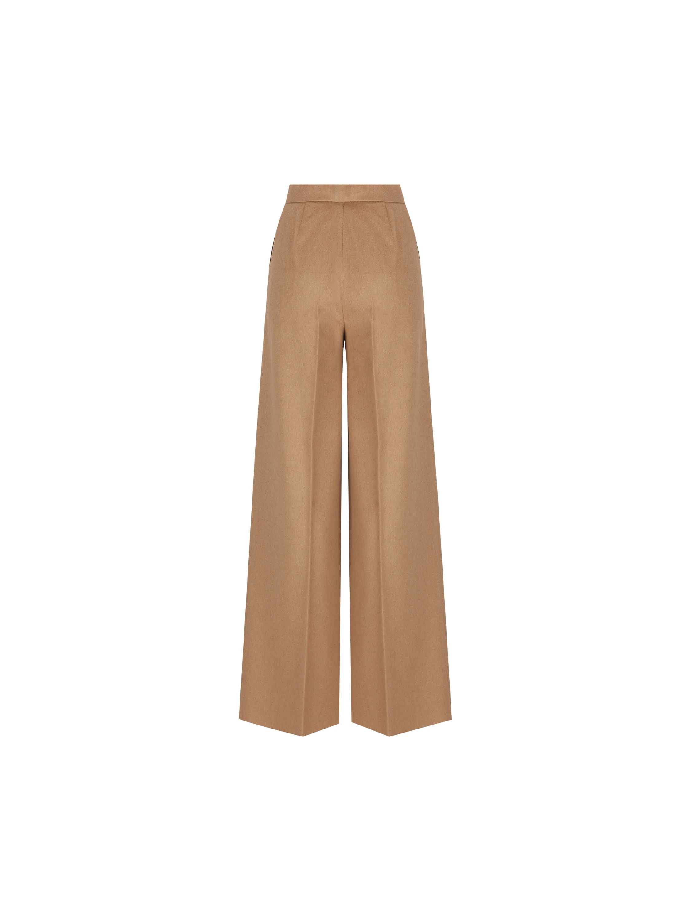Pantalone Gamba Larga in cammello 2621136022600 001 MAX MARA