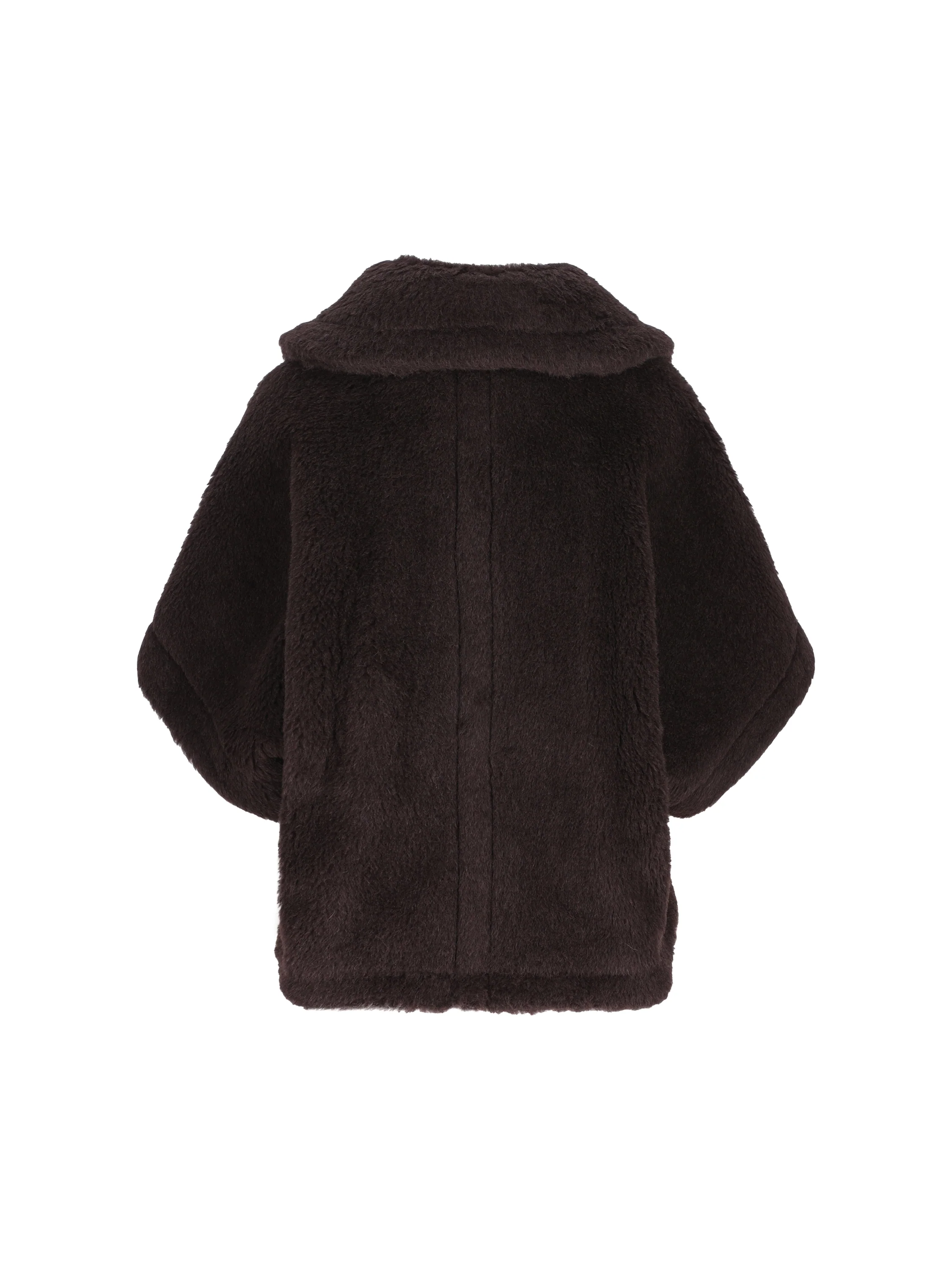 Cappa boxy in Teddy di alpaca e lana 2624736242600 014 MAX MARA 