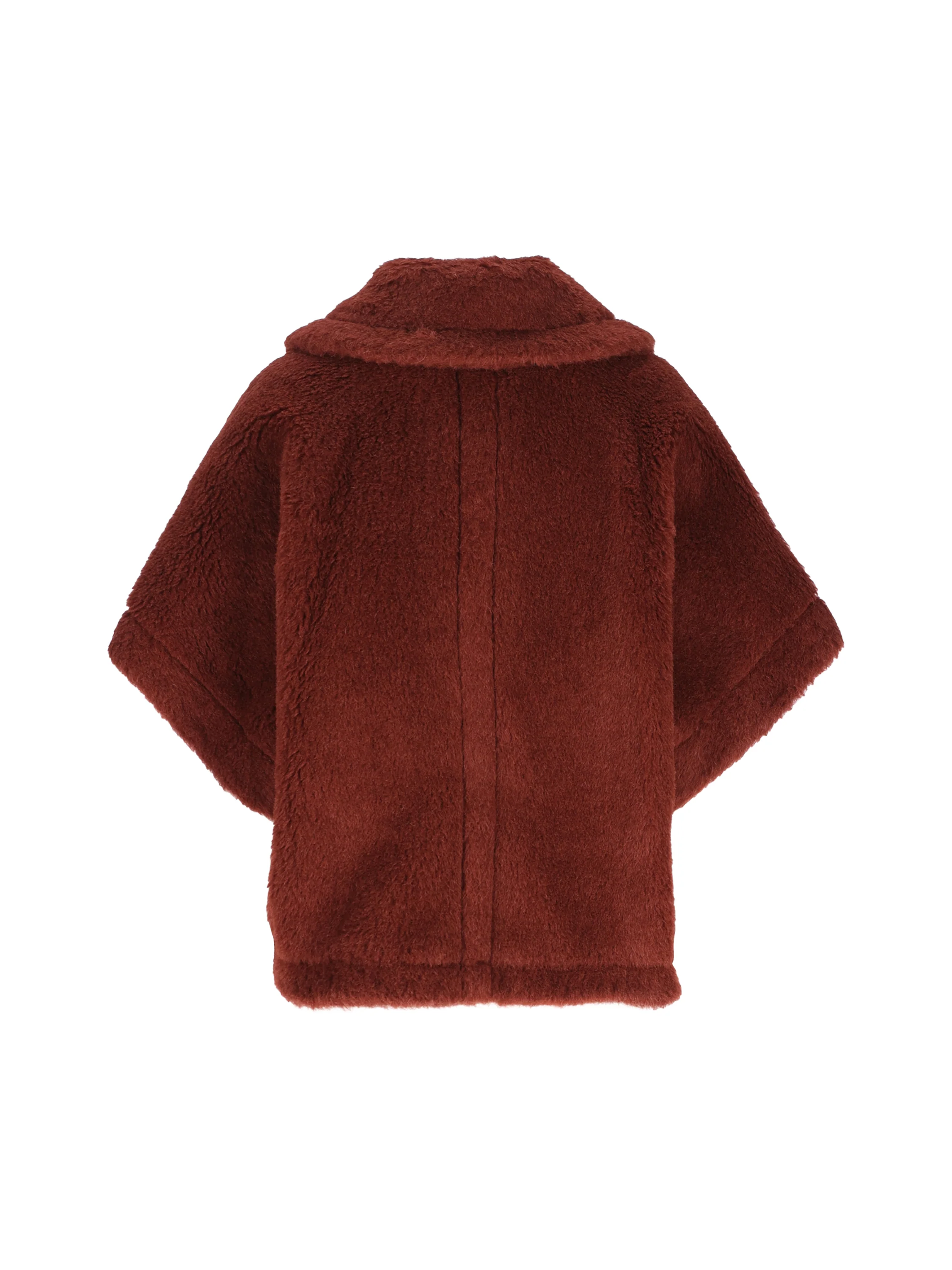 Cappa boxy in Teddy di alpaca e lana 2624736242600 015 MAX MARA