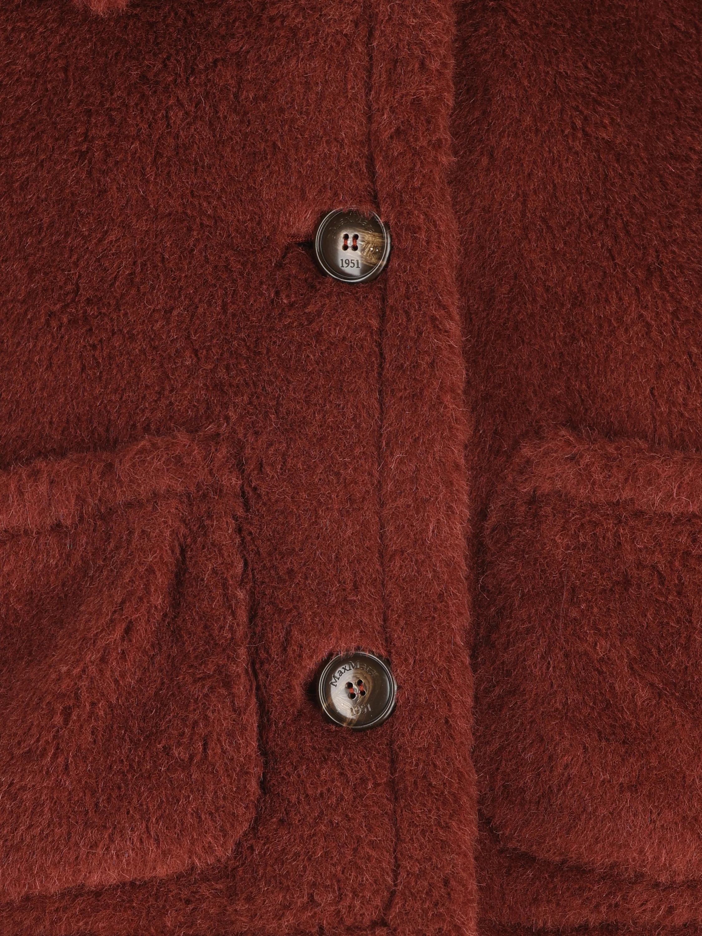 Cappa boxy in Teddy di alpaca e lana 2624736242600 015 MAX MARA 