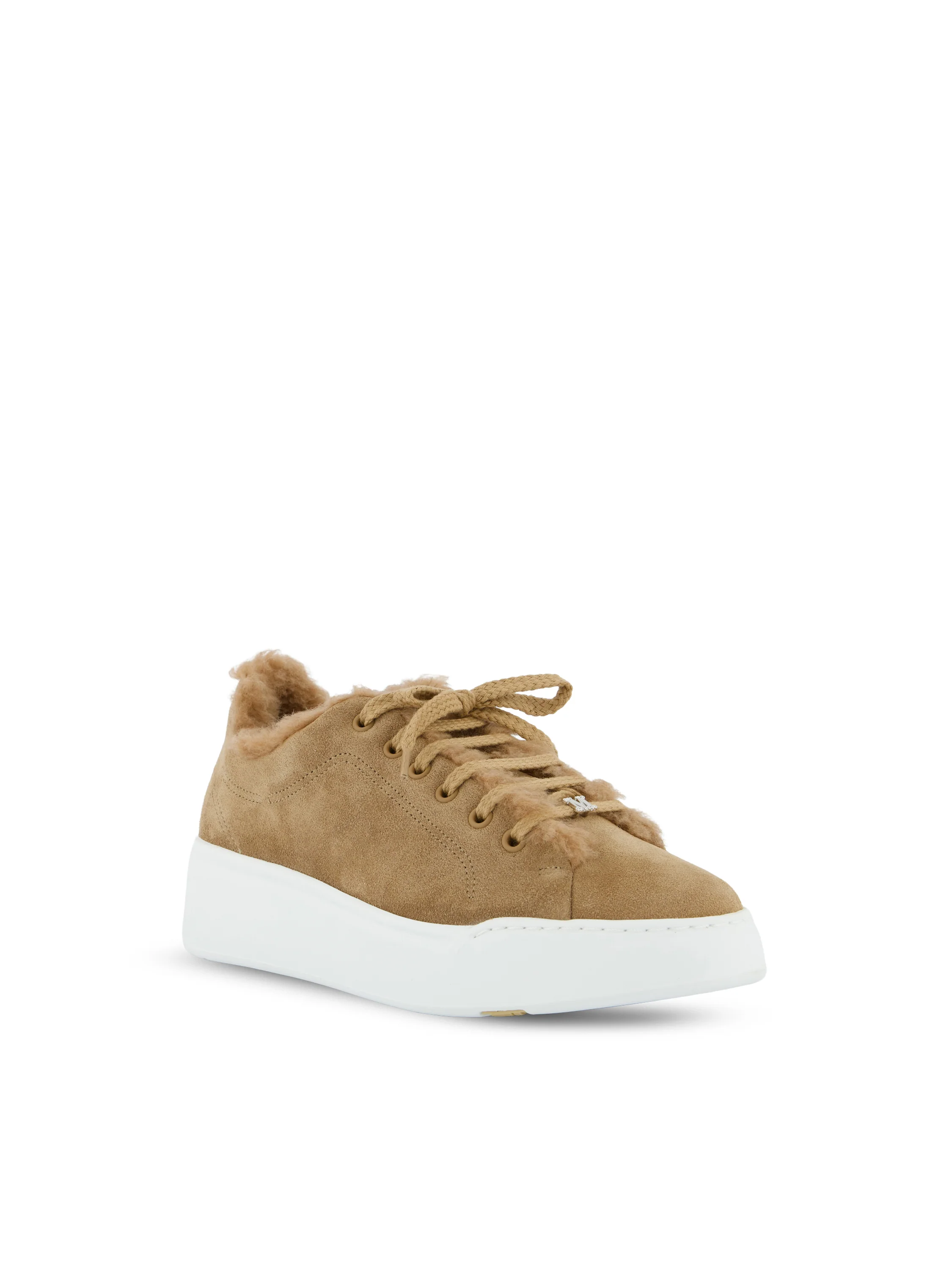 Sneakers realizzate in suede e tessuto. 2624766172600 013 MAX MARA 