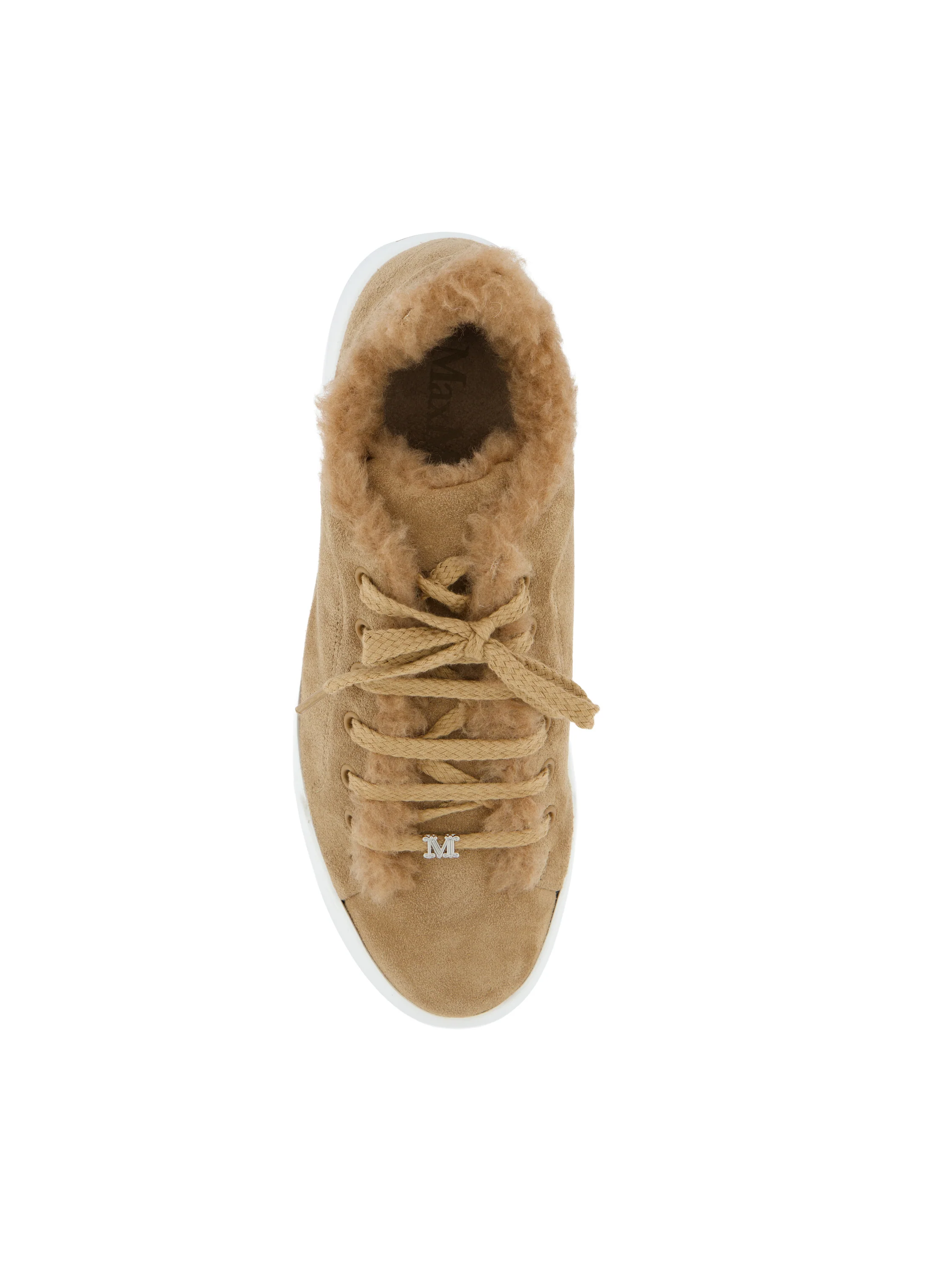 Sneakers realizzate in suede e tessuto. 2624766172600 013 MAX MARA