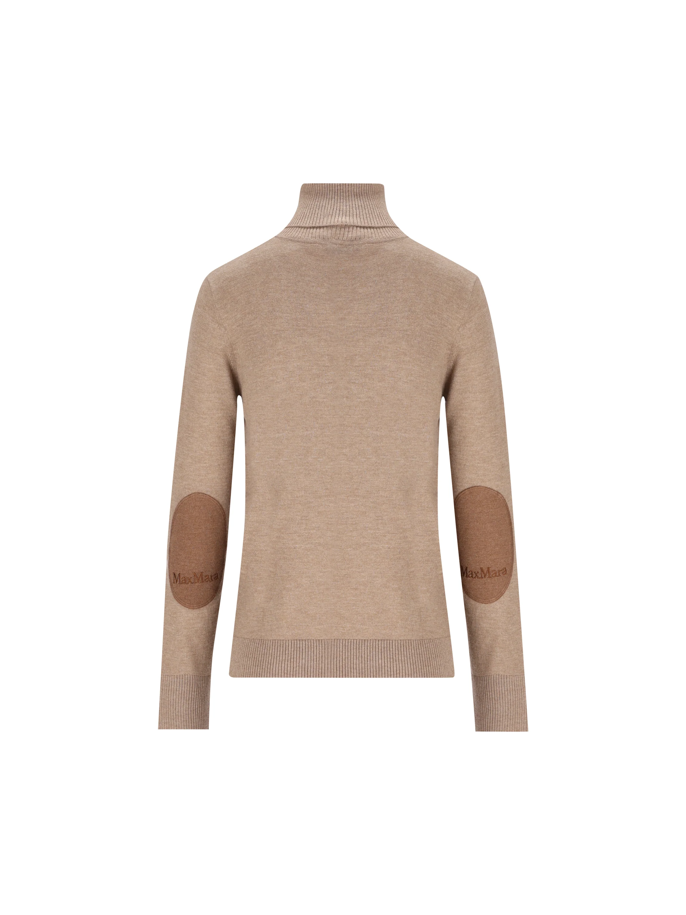 Dolcevita con toppe ai gomiti 2629366043600 003 S MAX MARA