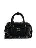 Borsa Arcadie in pelle con borchie 5BB142 2ZSQF0002 MIU MIU 