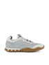 Sneakers Tyre in Tessuto Tecnico e Pelle Scamosciata Alluminio/Bianco 5E417E 3ZOFF0D5X MIU MIU 