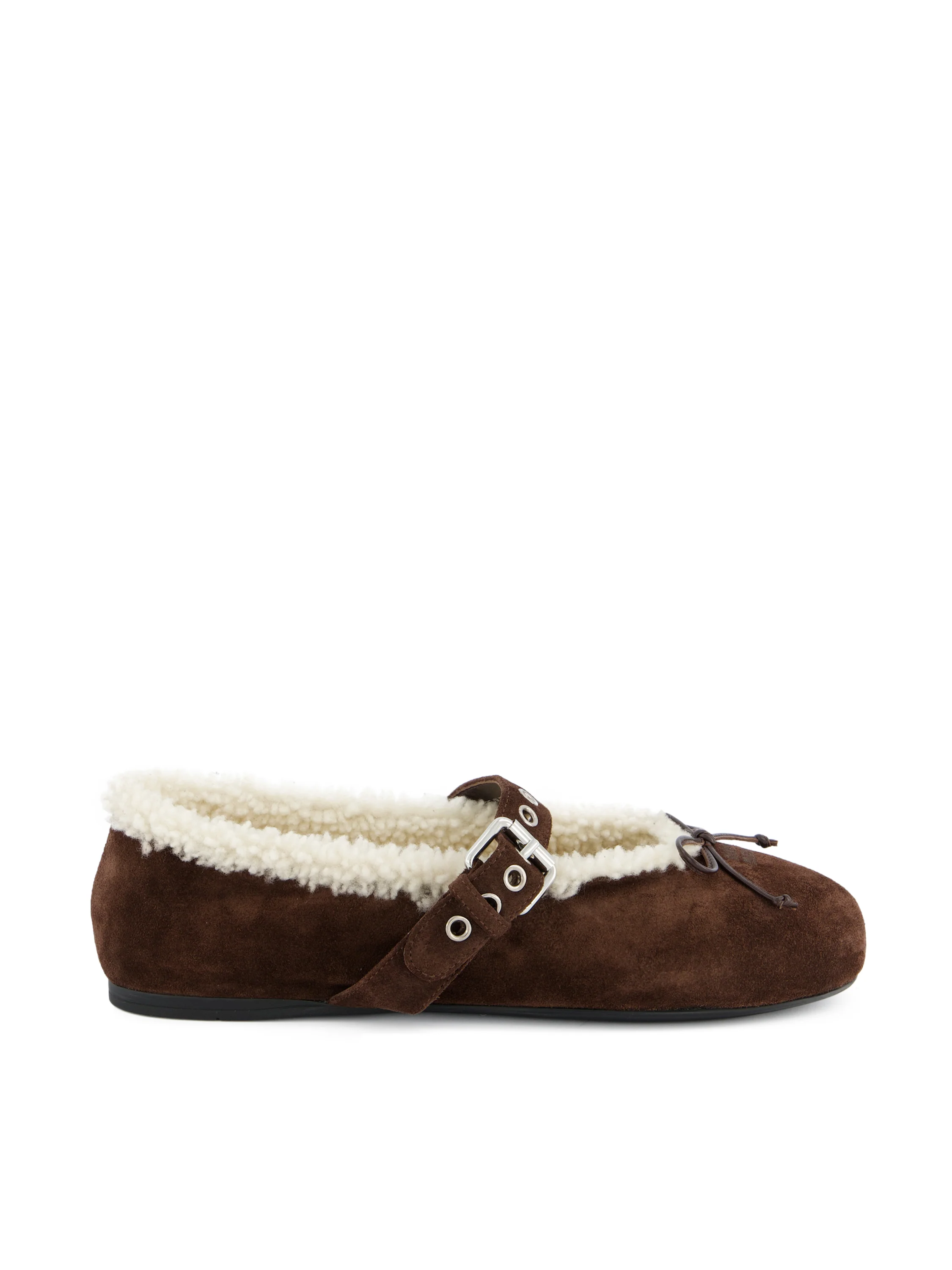 Ballerine realizzate in pelle di vitello. 5F764E Z0GF0003 MIU MIU 