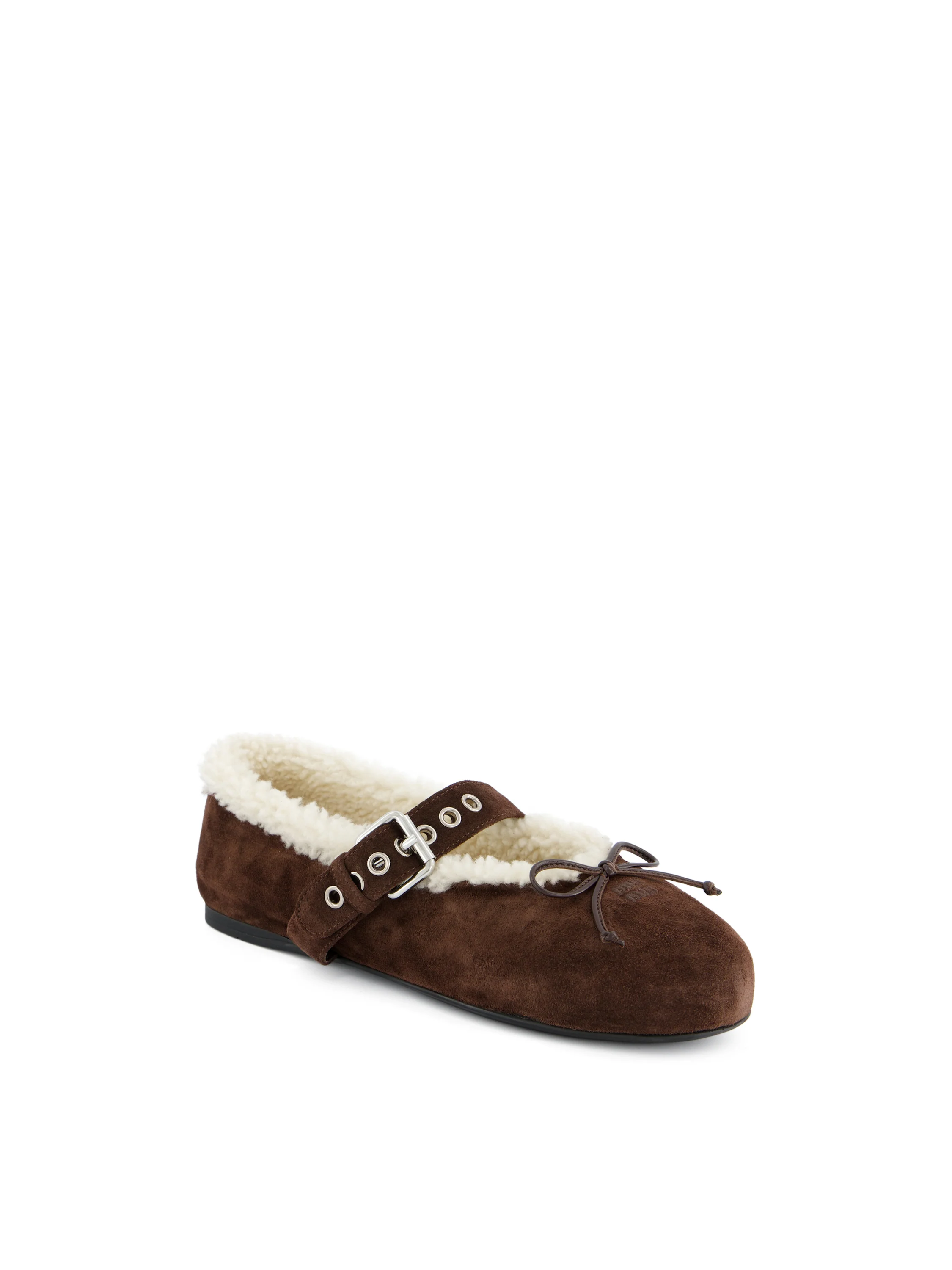 Ballerine realizzate in pelle di vitello. 5F764E Z0GF0003 MIU MIU