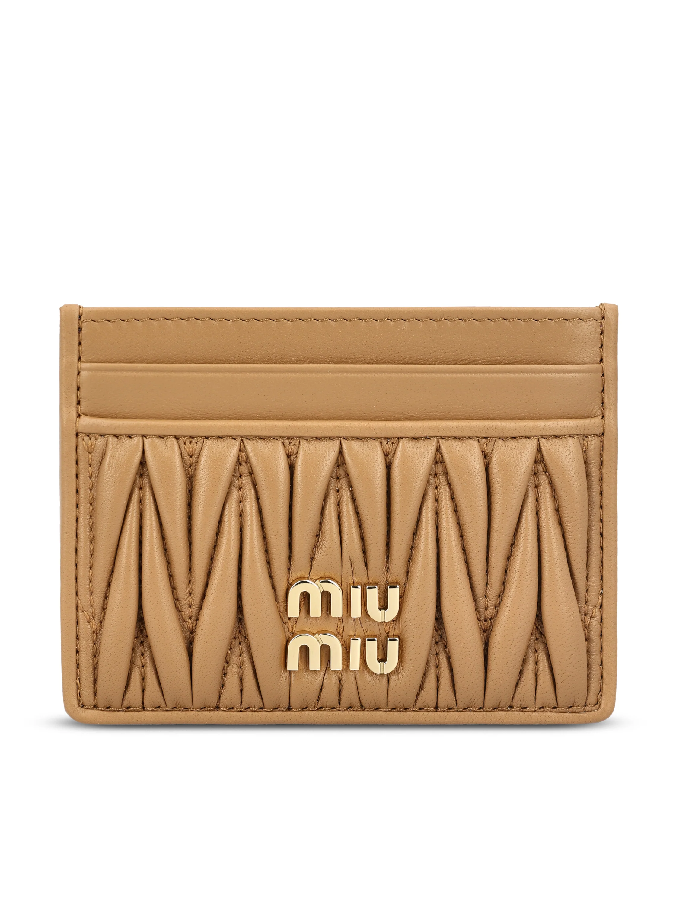 Portacarte realizzato in pelle. 5MC076 AFPPF098L MIU MIU