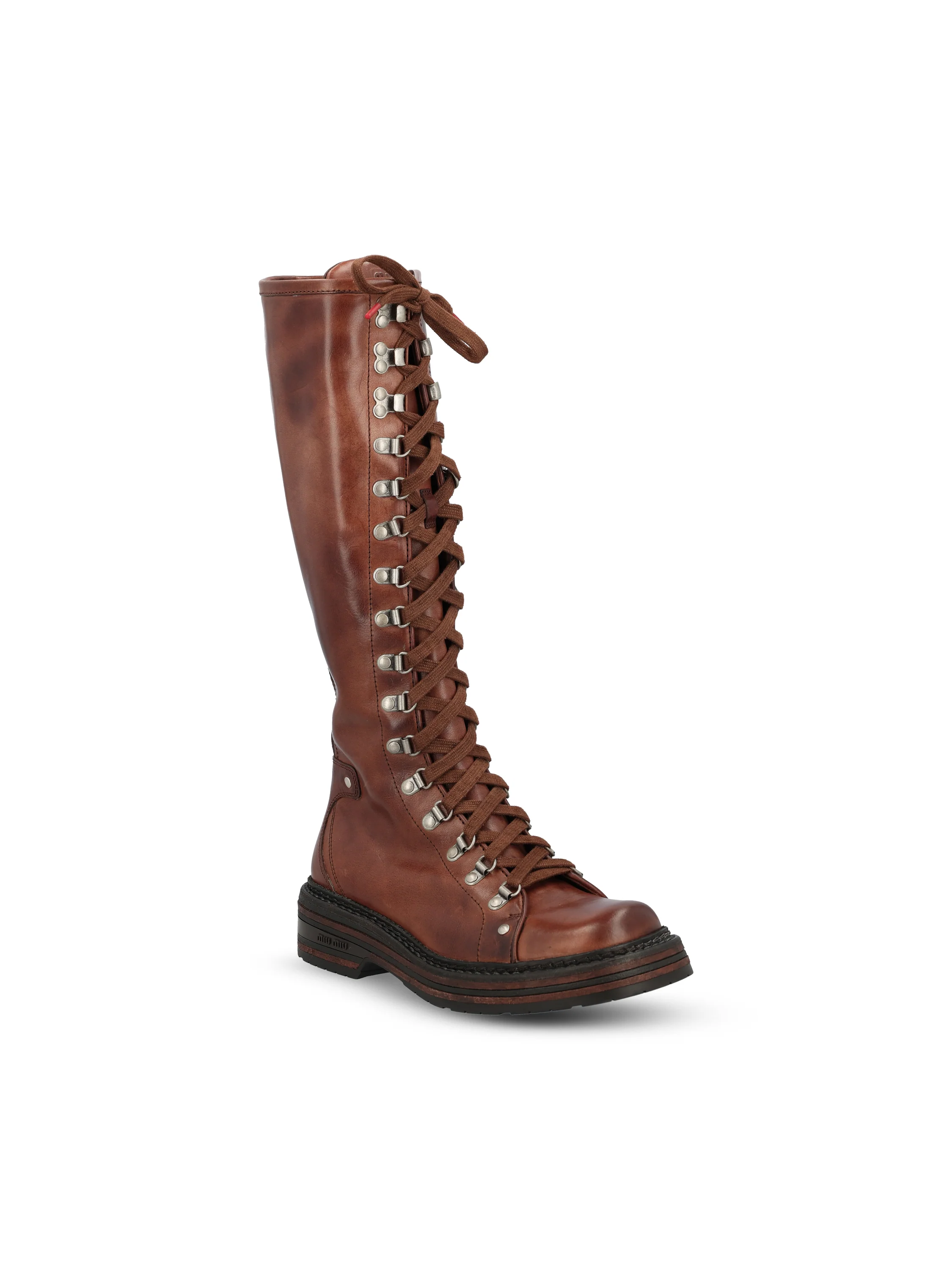 Stivali realizzati in pelle. 5W798E 5ODF0201 MIU MIU