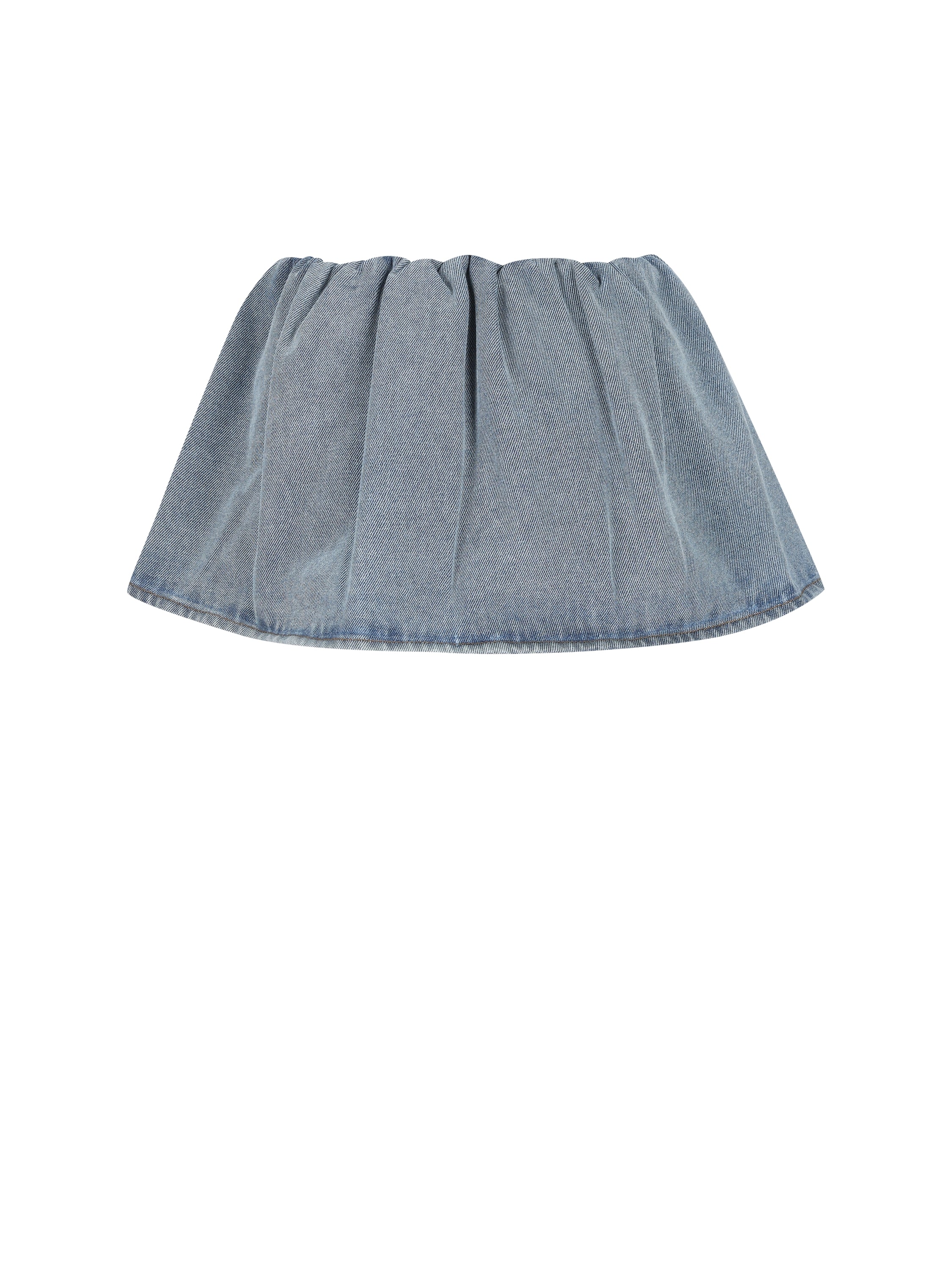 Minigonna in cotone. GWD357 192WF0013 MIU MIU