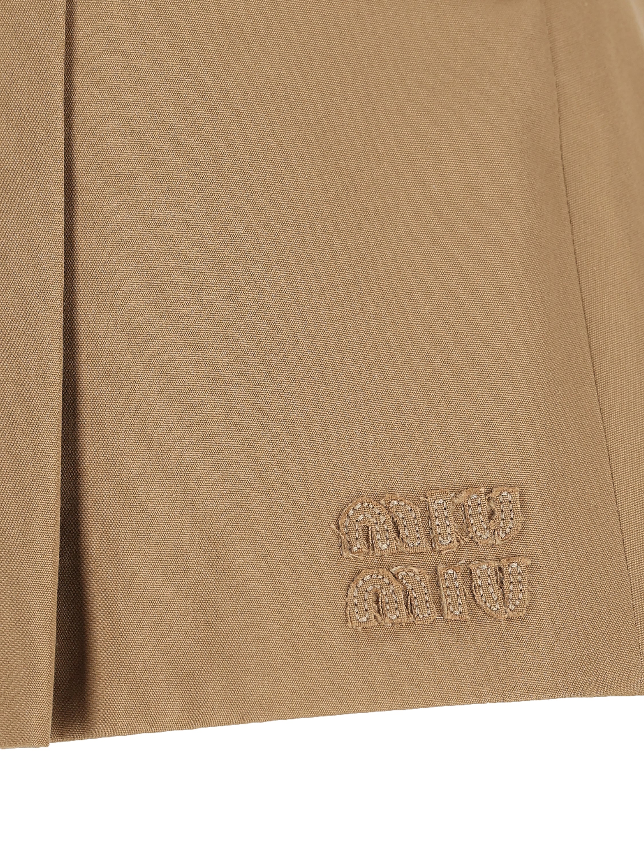 Gonna realizzata in cotone. MG2692 1BMSF0594 MIU MIU