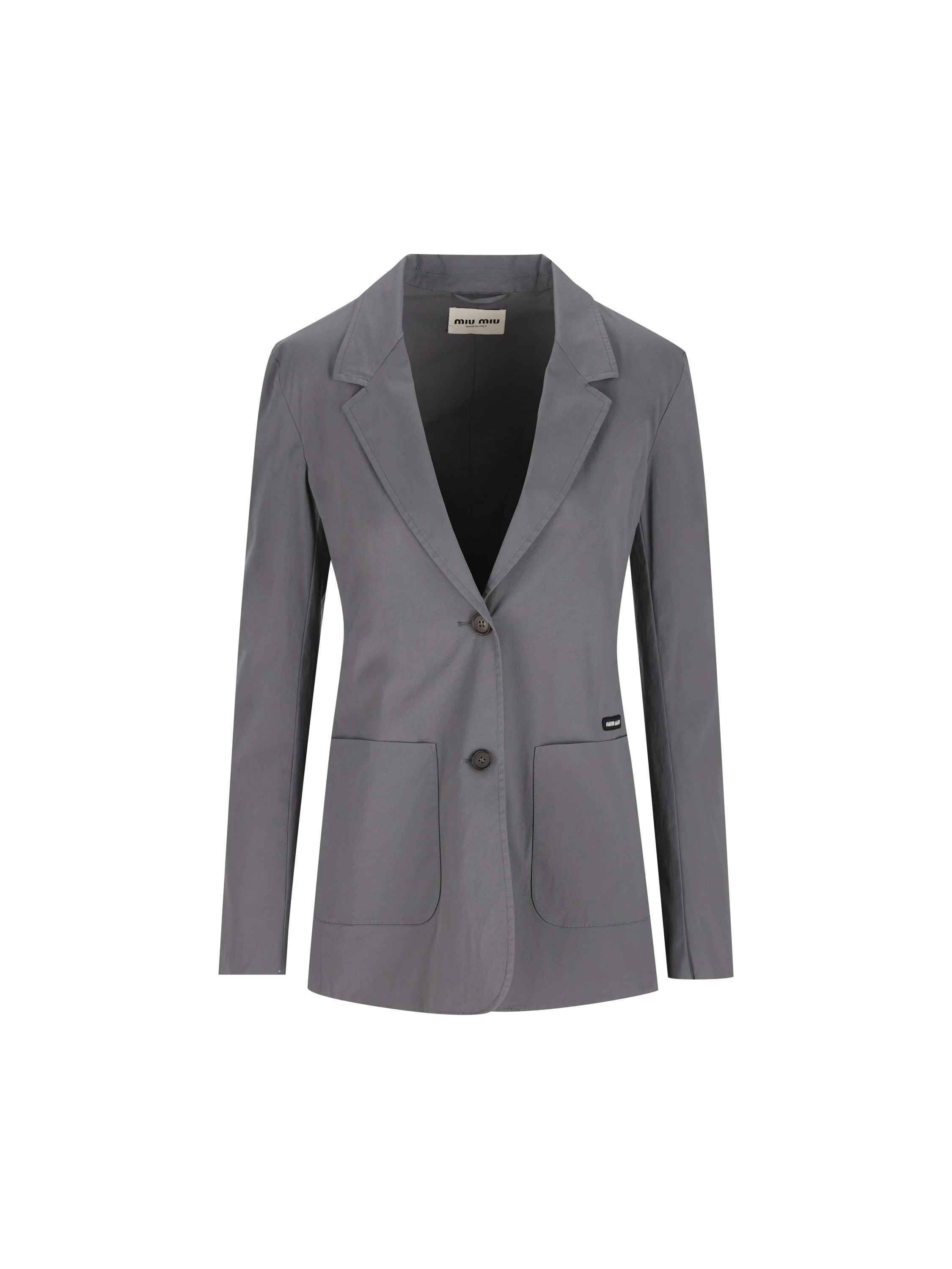 Giacca in popeline stretch washed MH2071 6472F0D65 MIU MIU 