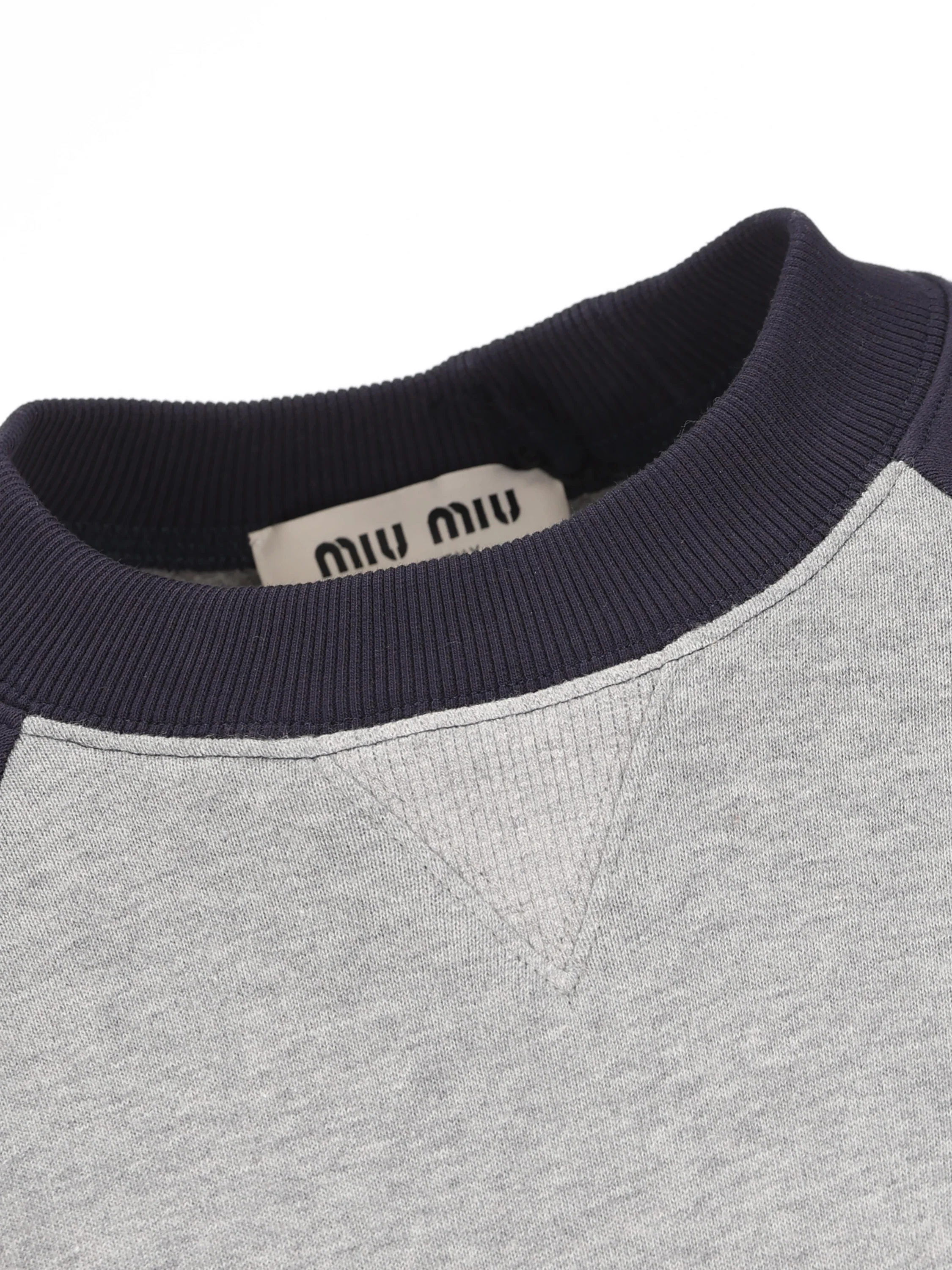 Felpa realizzata in puro cotone MJLA56 192PF0MZQ MIU MIU 