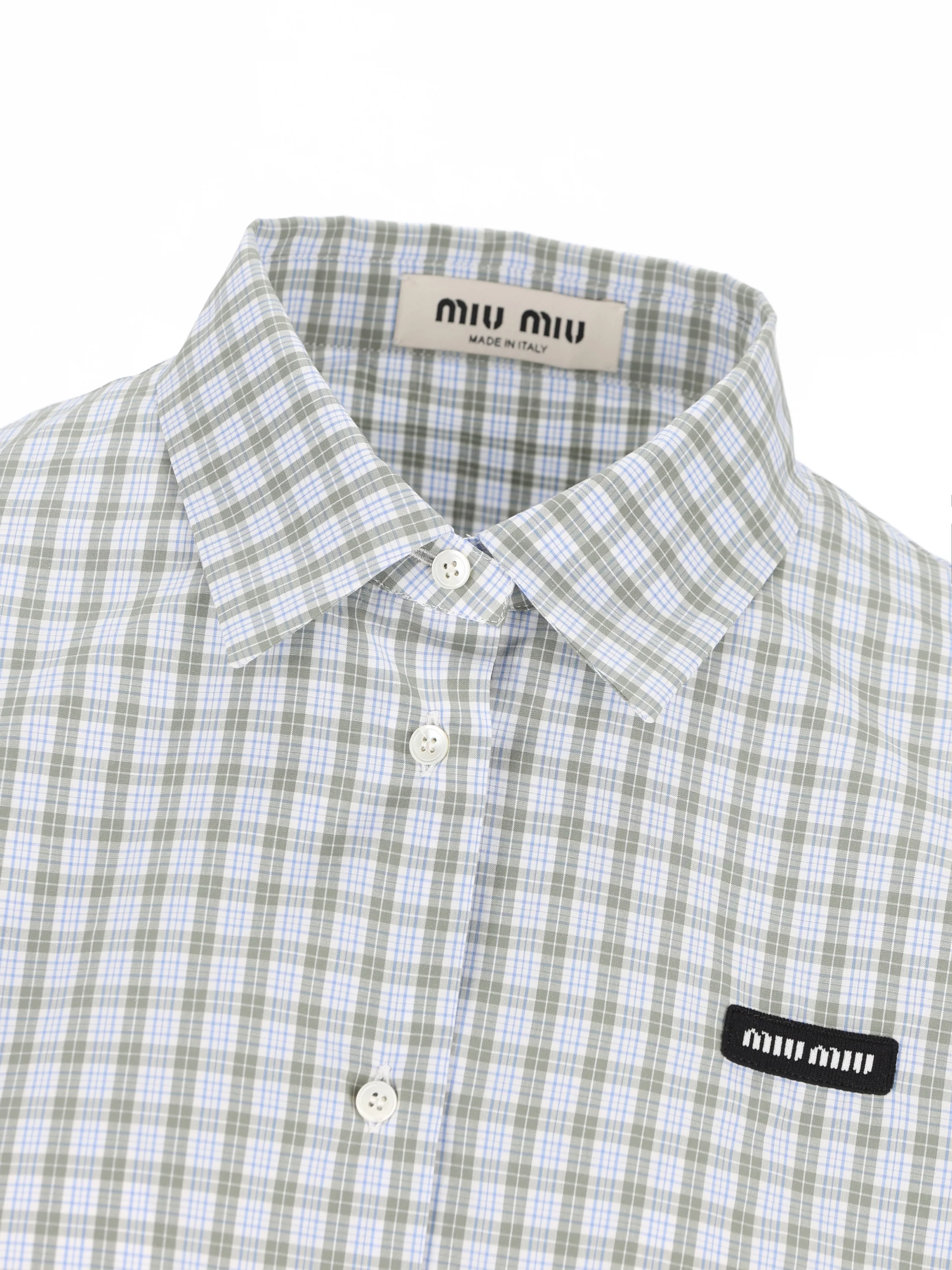 Camicia realizzata in cotone MK1959 196LF073K MIU MIU 