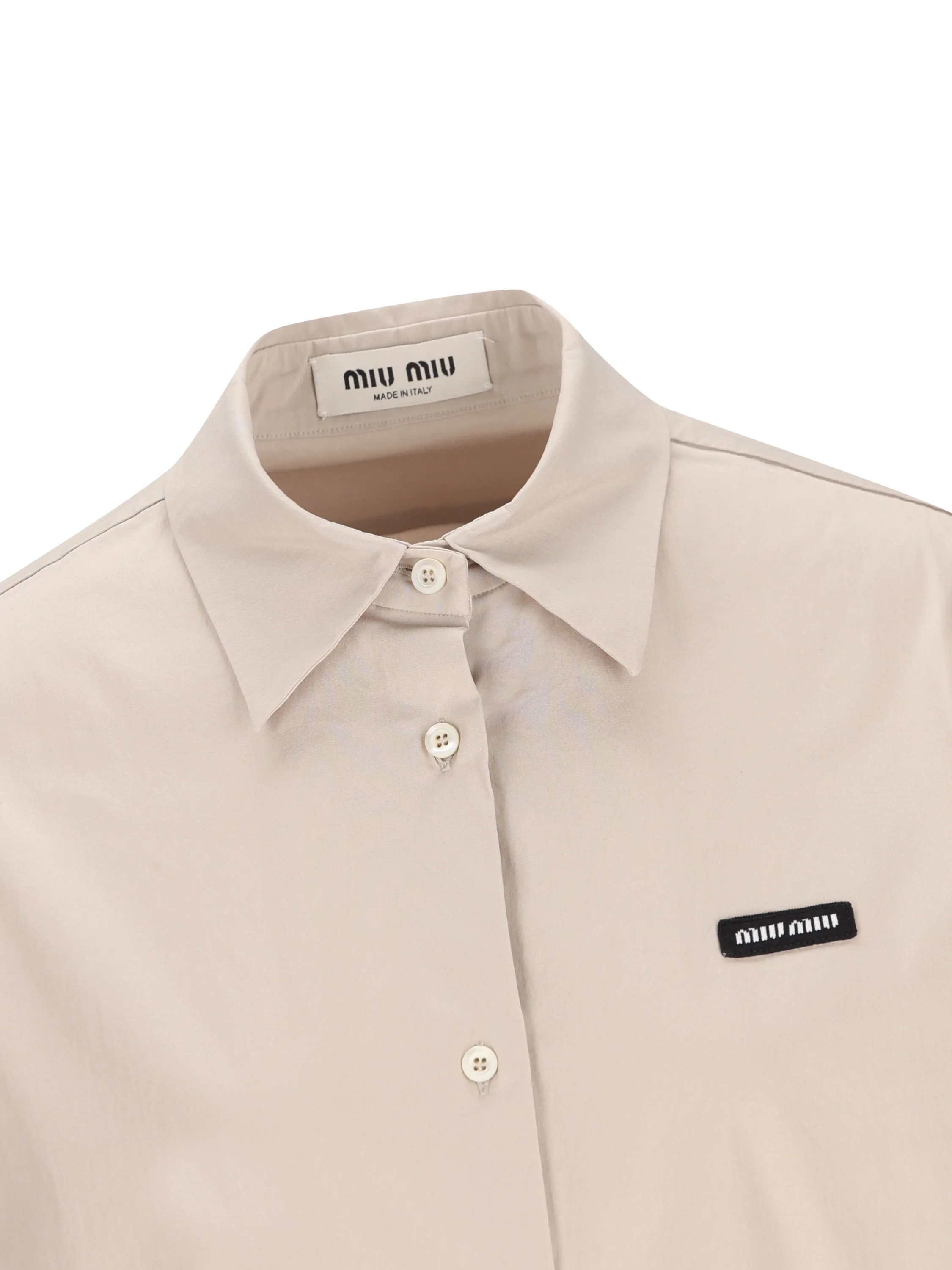 Camicia in Popeline stretch MK2061 6472F0A08 MIU MIU 