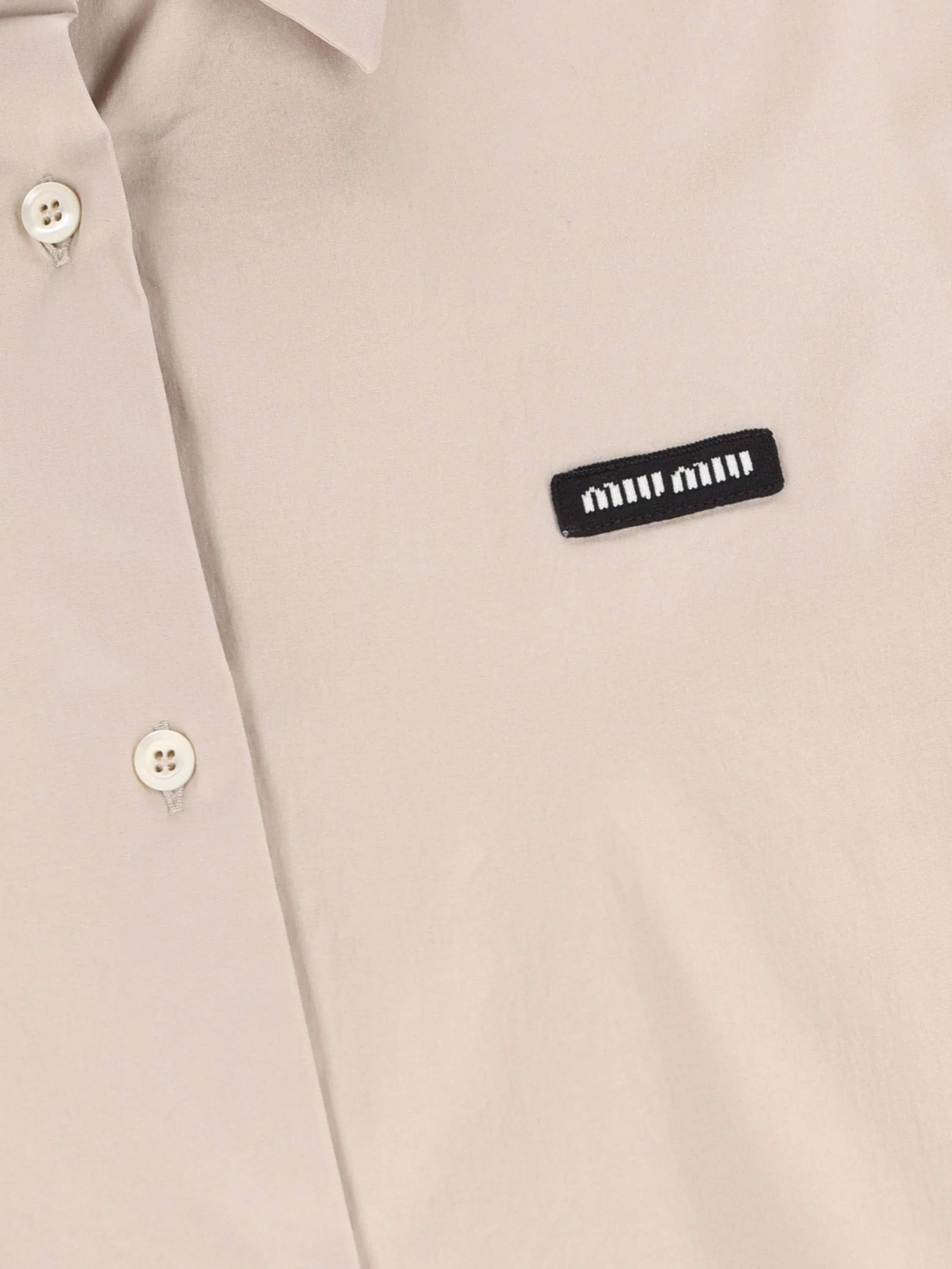Camicia in Popeline stretch MK2061 6472F0A08 MIU MIU
