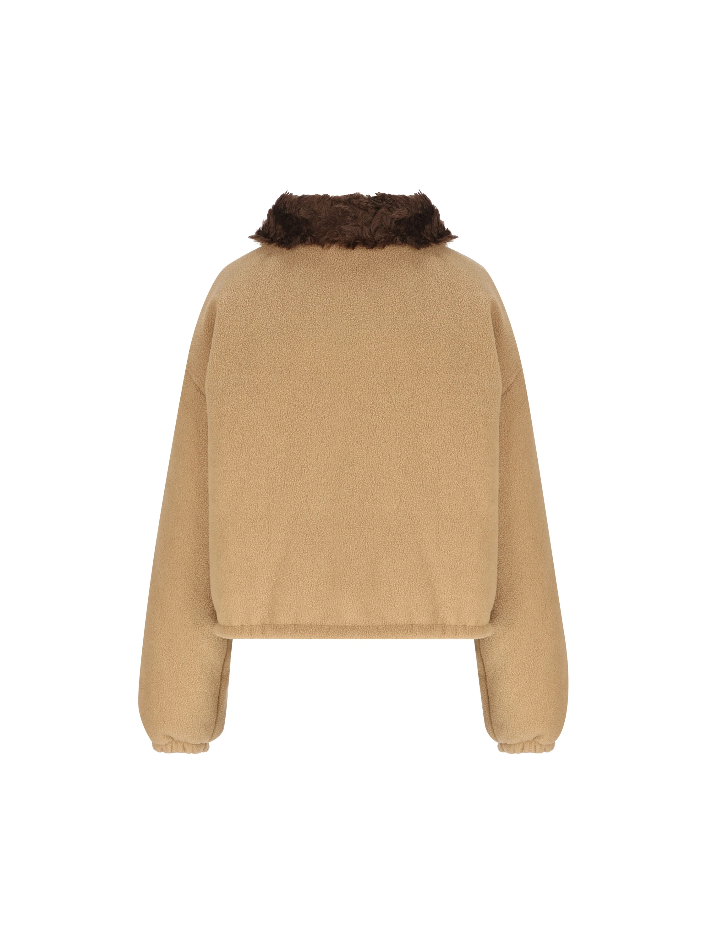 Piumino realizzato in pile. ML1147 17OQF0040 MIU MIU