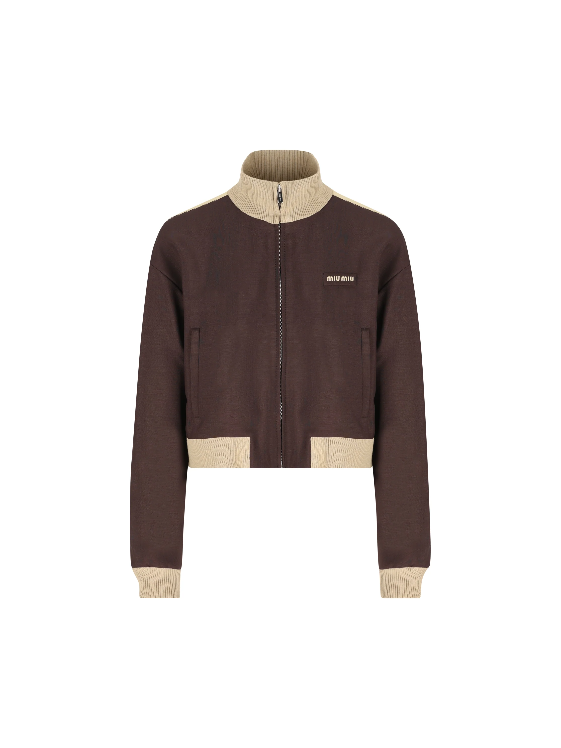 Blouson realizzato in mohair. ML1513 12I1F0324 MIU MIU 