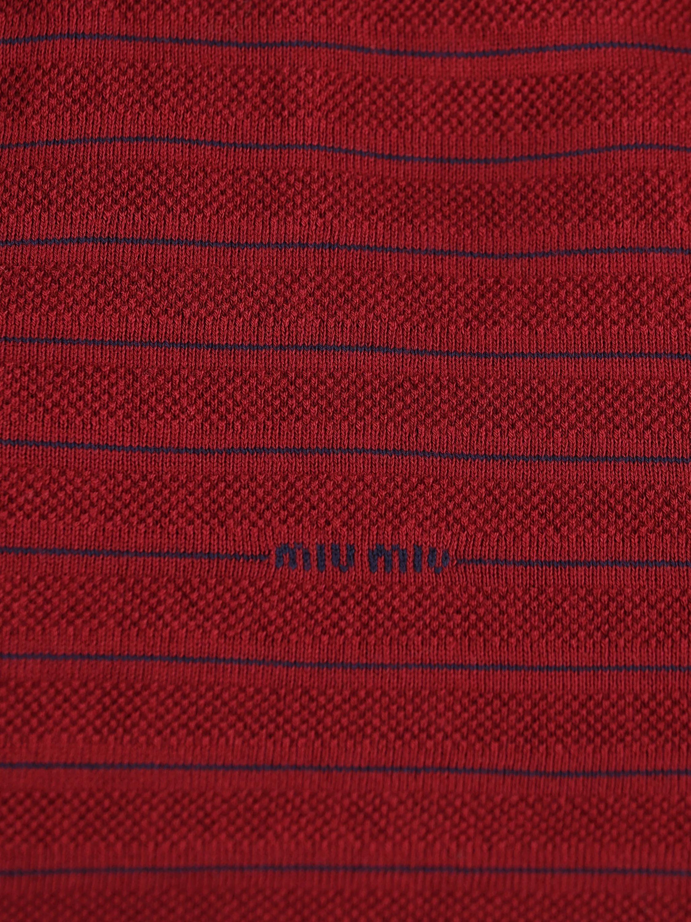 Maglia realizzata in cotone. MML05R 184QF0399 MIU MIU