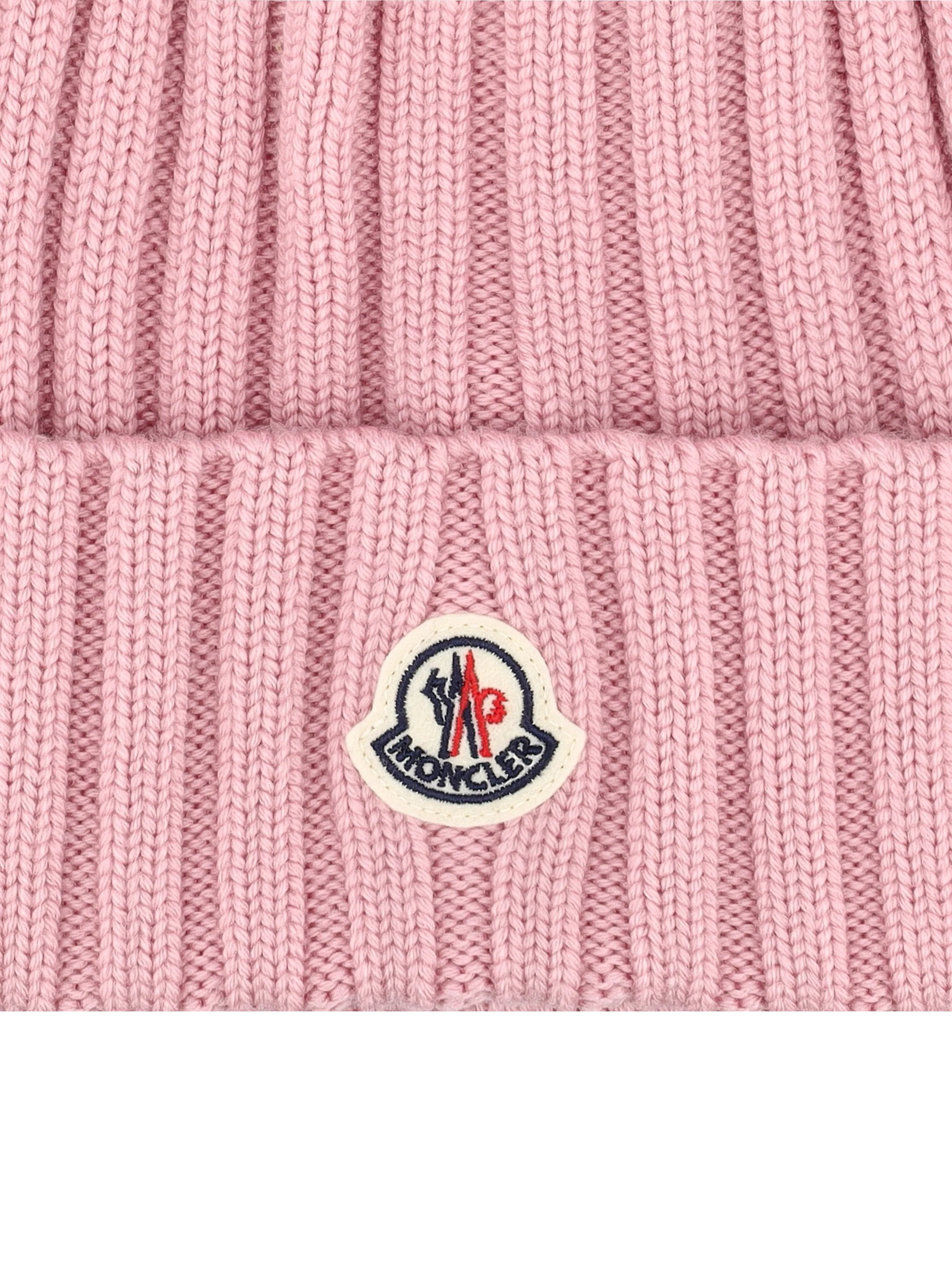 Berretto in Lana Merino con Pompon W3B00039 M1131518 MONCLER 