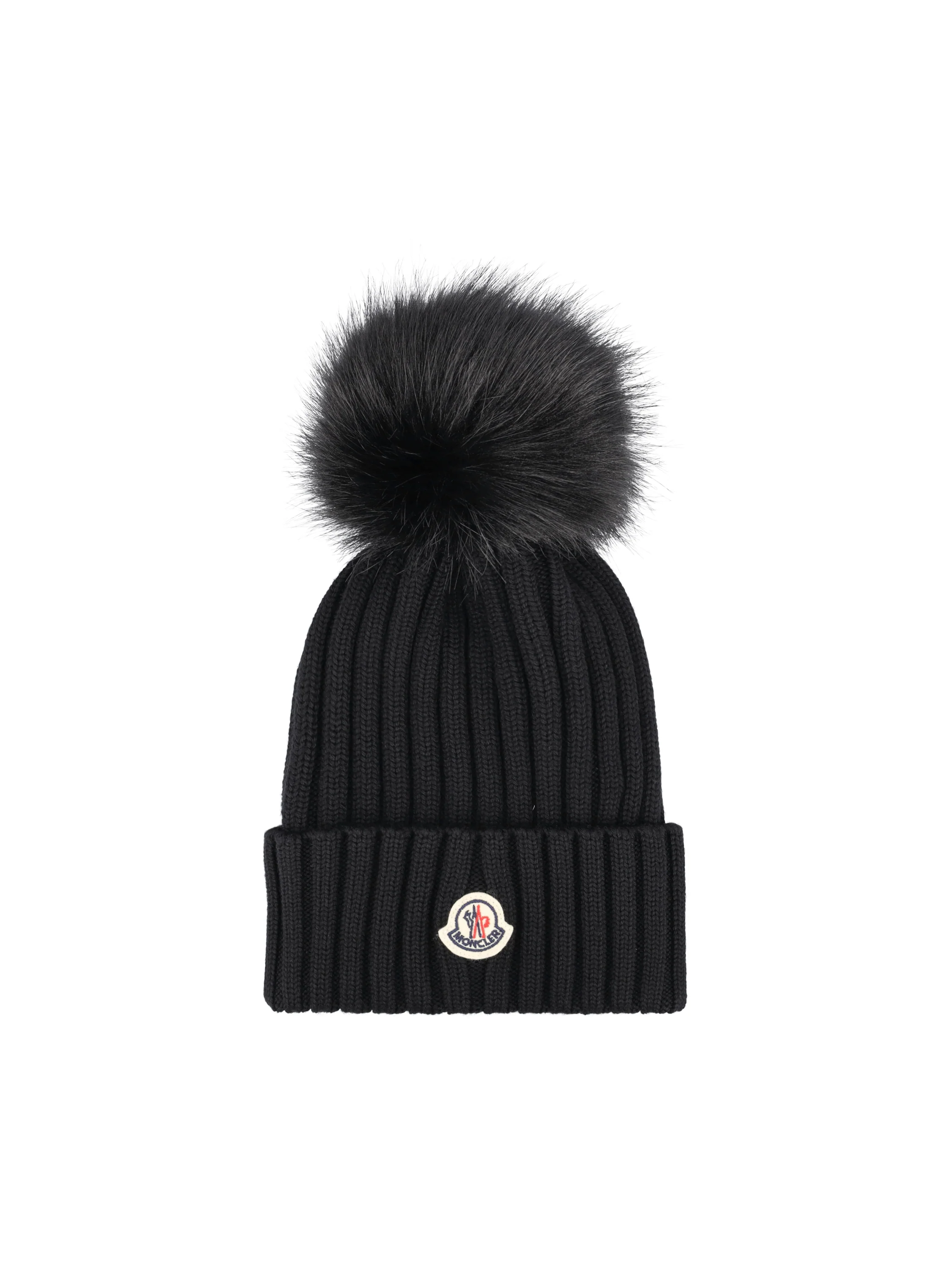 Berretto in Lana Merino con Pompon W3B00039 M1131999 MONCLER 