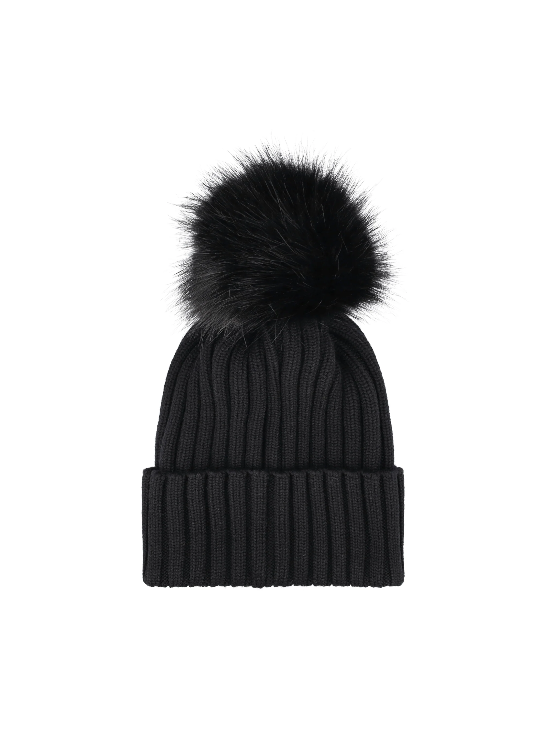 Berretto in Lana Merino con Pompon W3B00039 M1131999 MONCLER