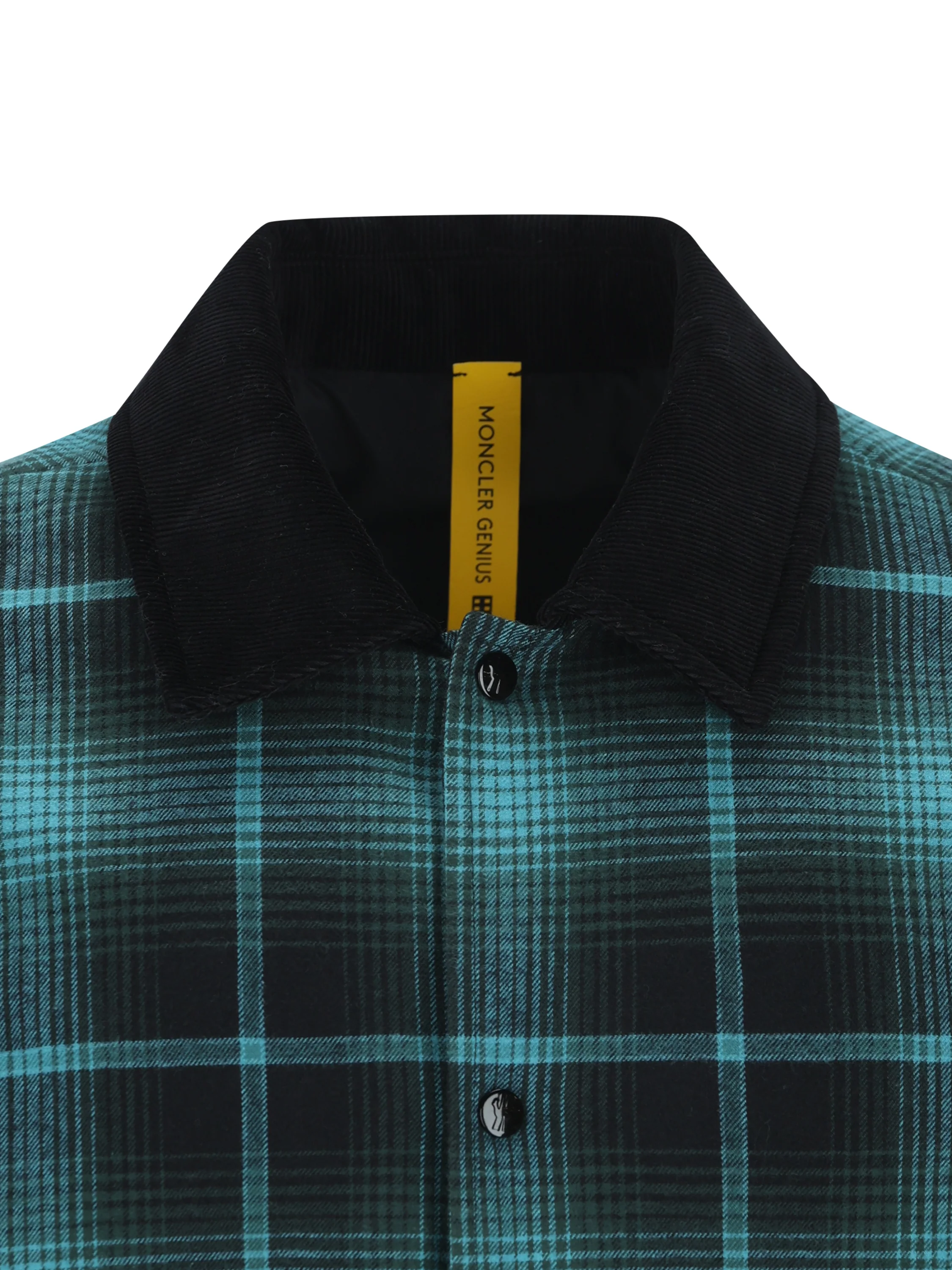 Giacca camicia realizzata in cotone. M1A00001 N1124F89 MONCLER - FRAGMENT 
