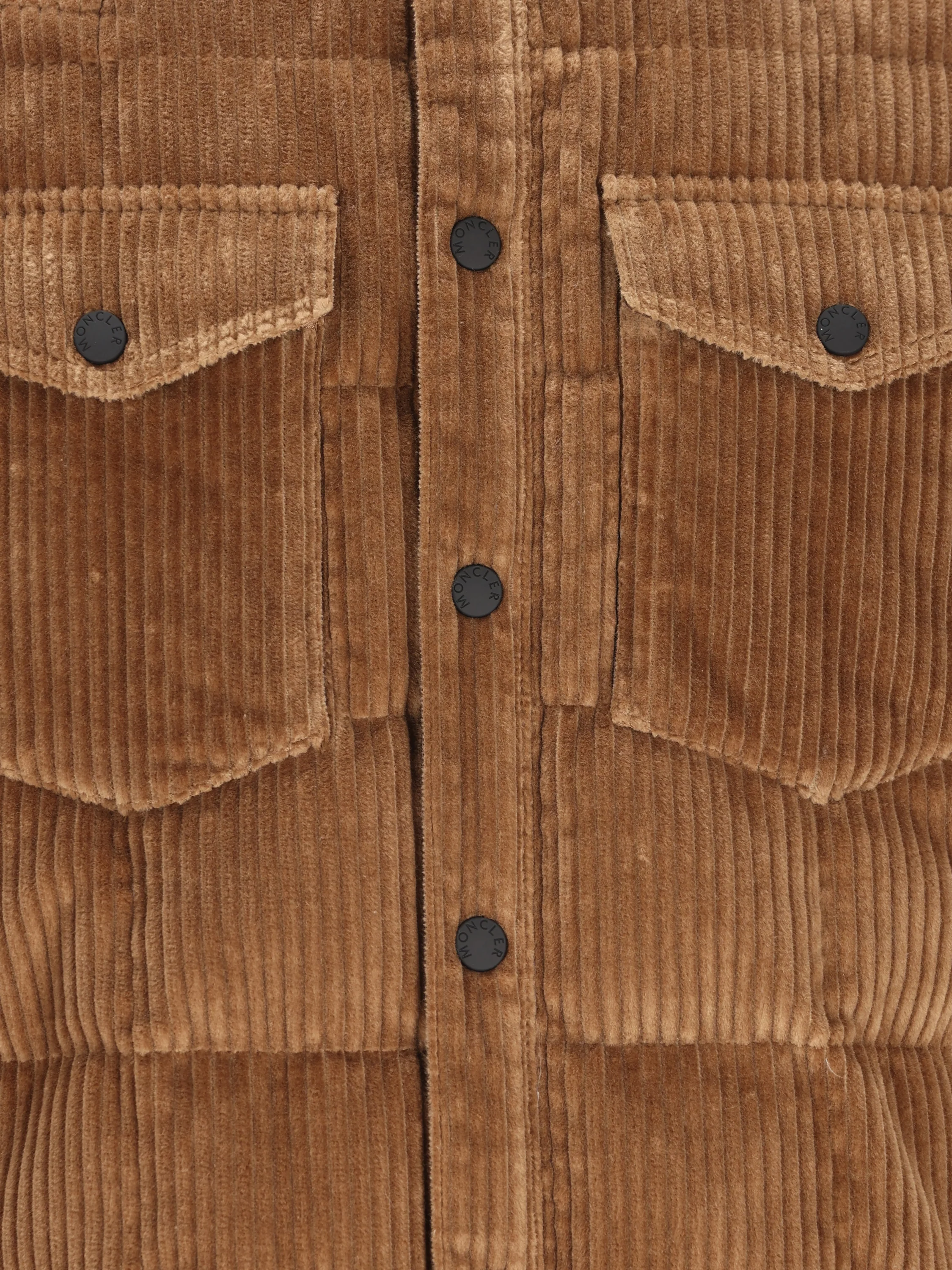 Piumino a camicia in velluto. M1G00004 54AL0246 MONCLER GRENOBLE 