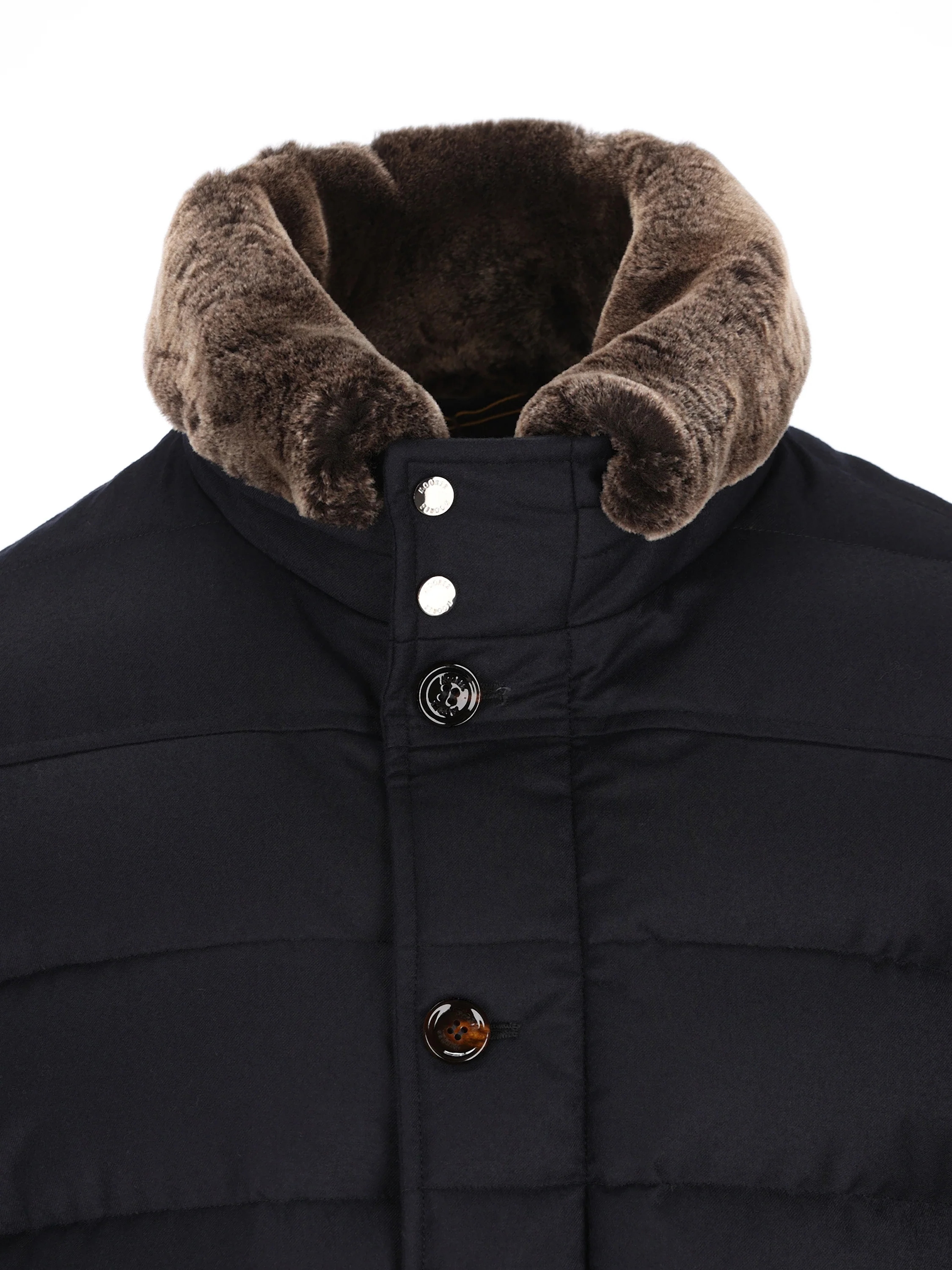 Piumino realizzato in poliammide e poliestere. MOUGI100177 U0498 MOORER 