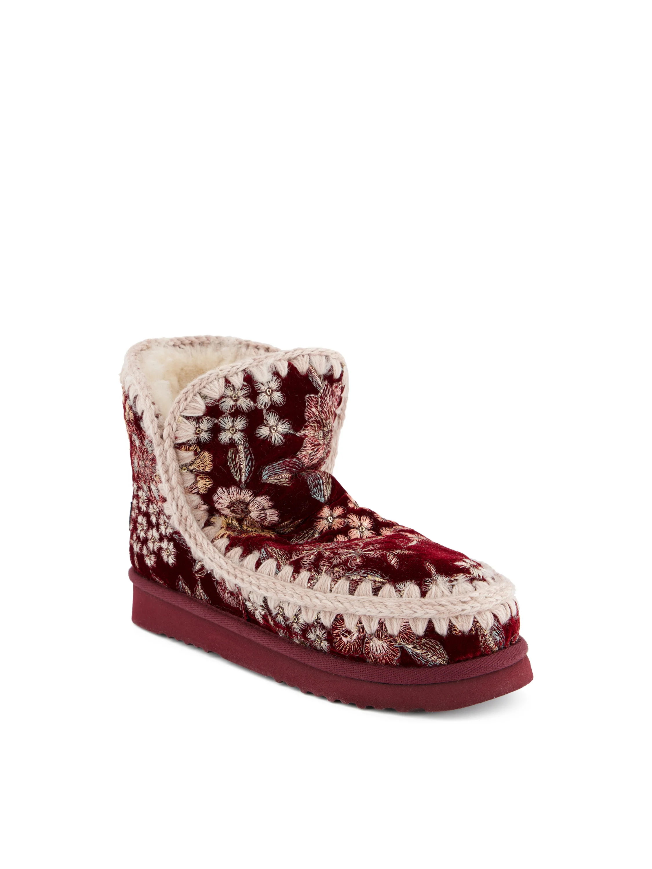 Stivali realizzati in velluto FW101146K VHBUR MOU 