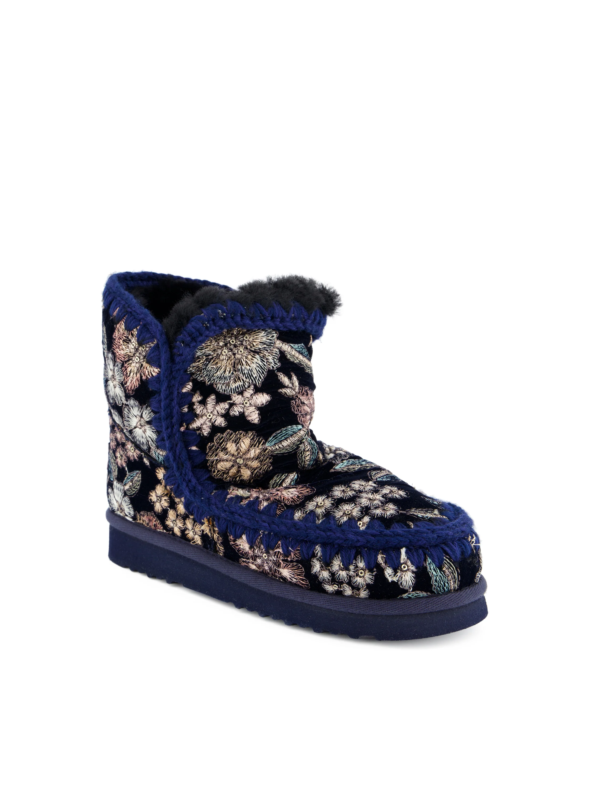 Stivali realizzati in velluto FW101146K VHMAR MOU 