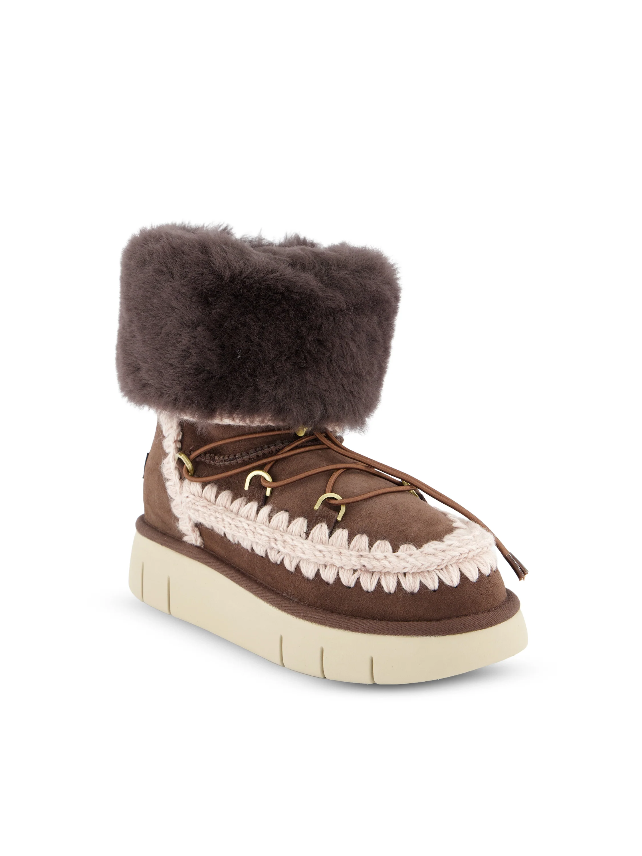 Stivali realizzati in montone. FW531042A MOCHA MOU