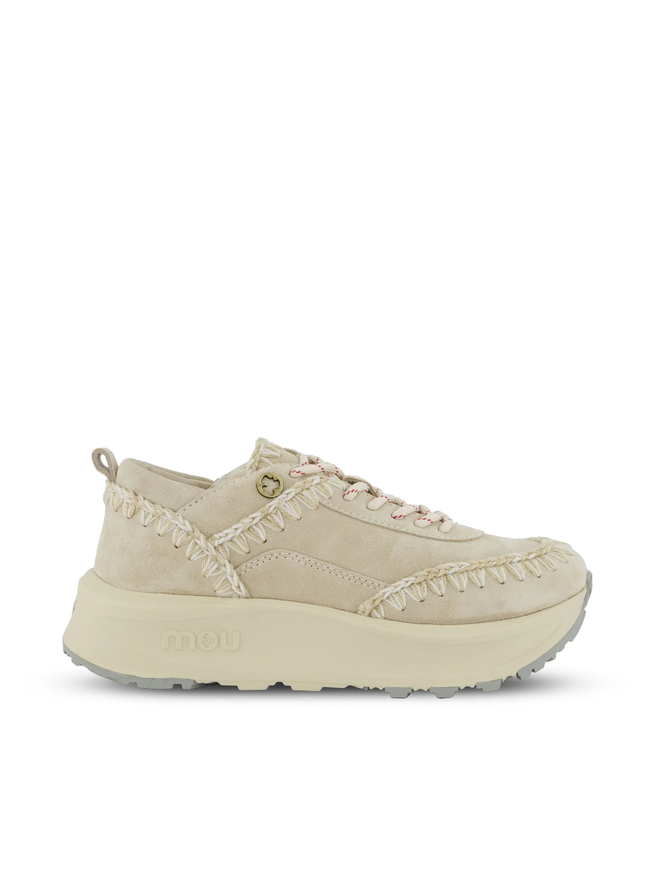 Sneakers realizzate in pelle. FW761000A CHALK MOU 
