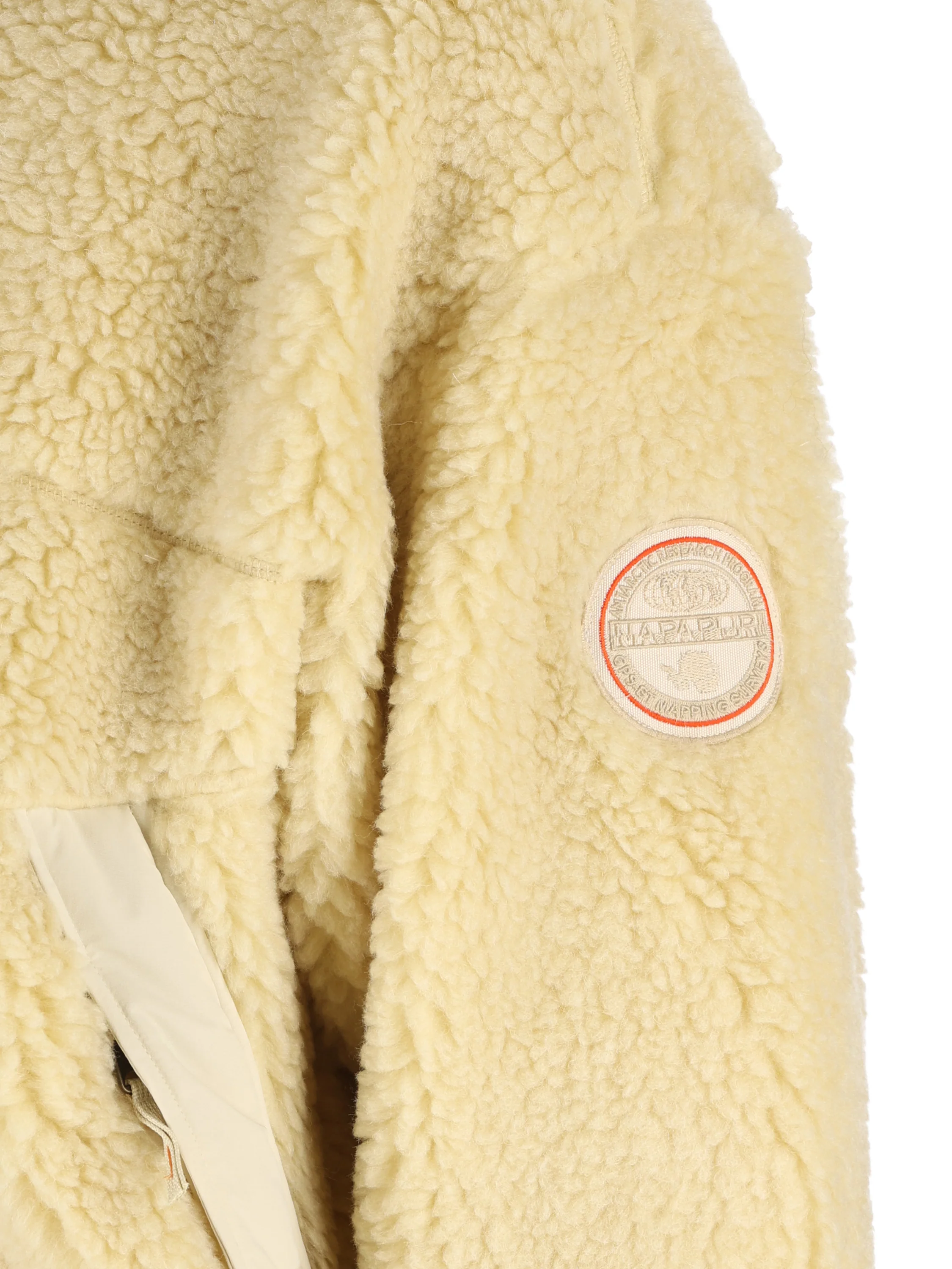 Felpa con cappuccio in pile con zip integrale NP0A8A6O N5E1 NAPAPIJRI 
