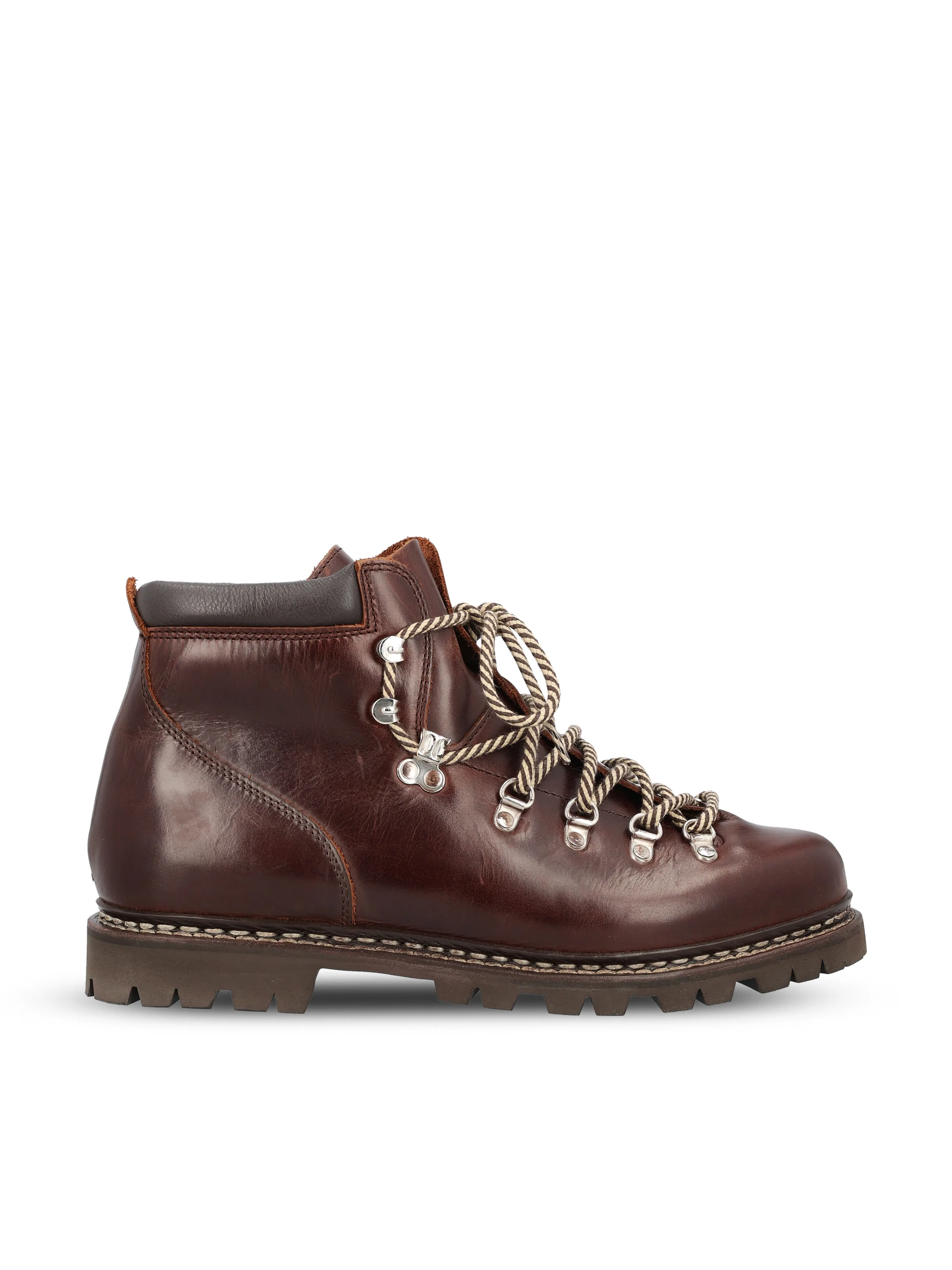 Scarponcino realizzato in pelle di vitello. 188903 AVORIAZMARRON-LIS ECORCE PARABOOT 