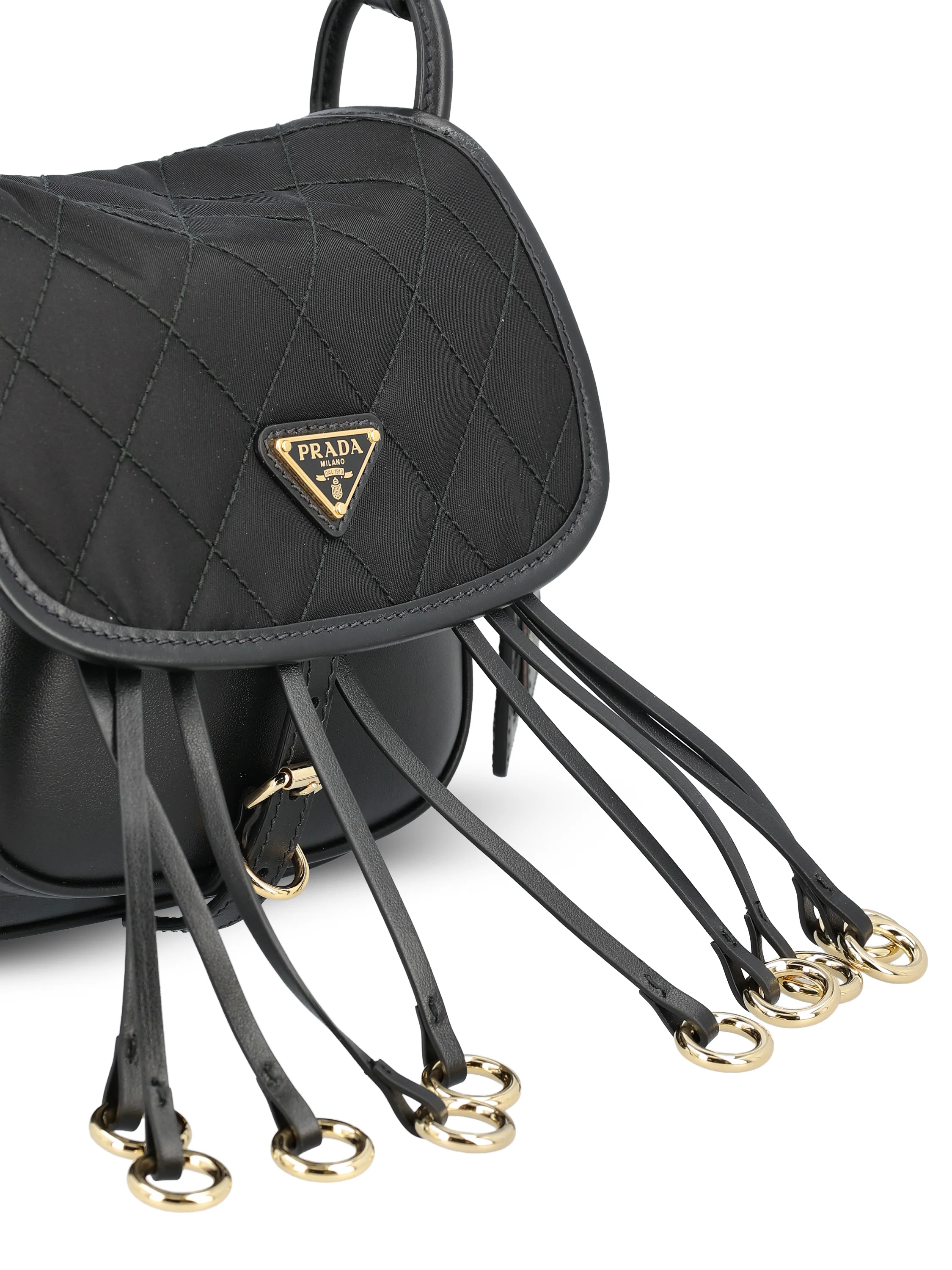 Borsa realizzata in re-nylon e pelle. 1BD412 2ZU8F0002 PRADA