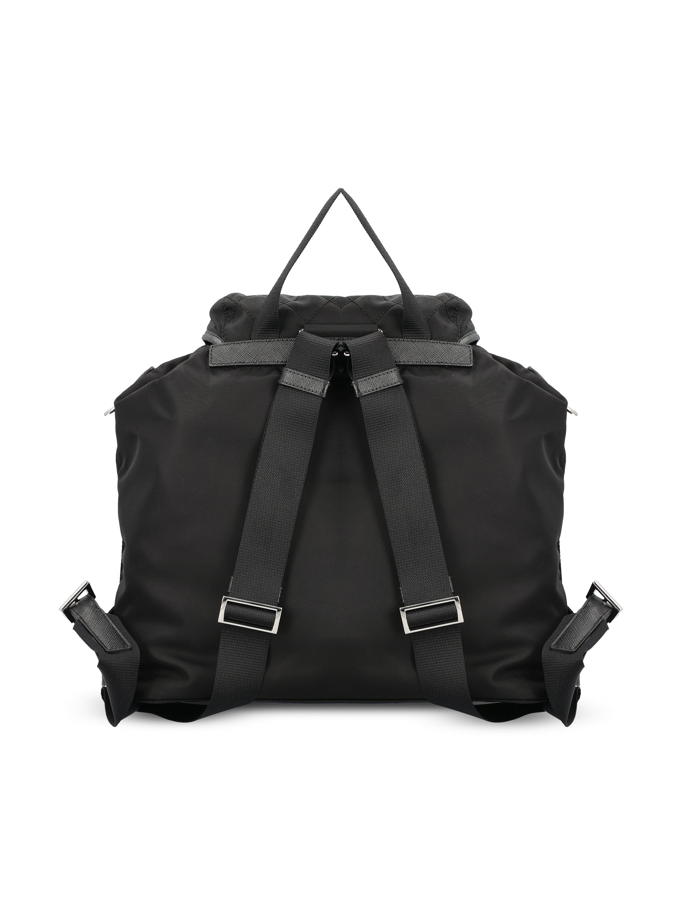 Zaino medium in Re-Nylon impunturato e in Saffiano 1BZ811 2ZSIF0002 PRADA 
