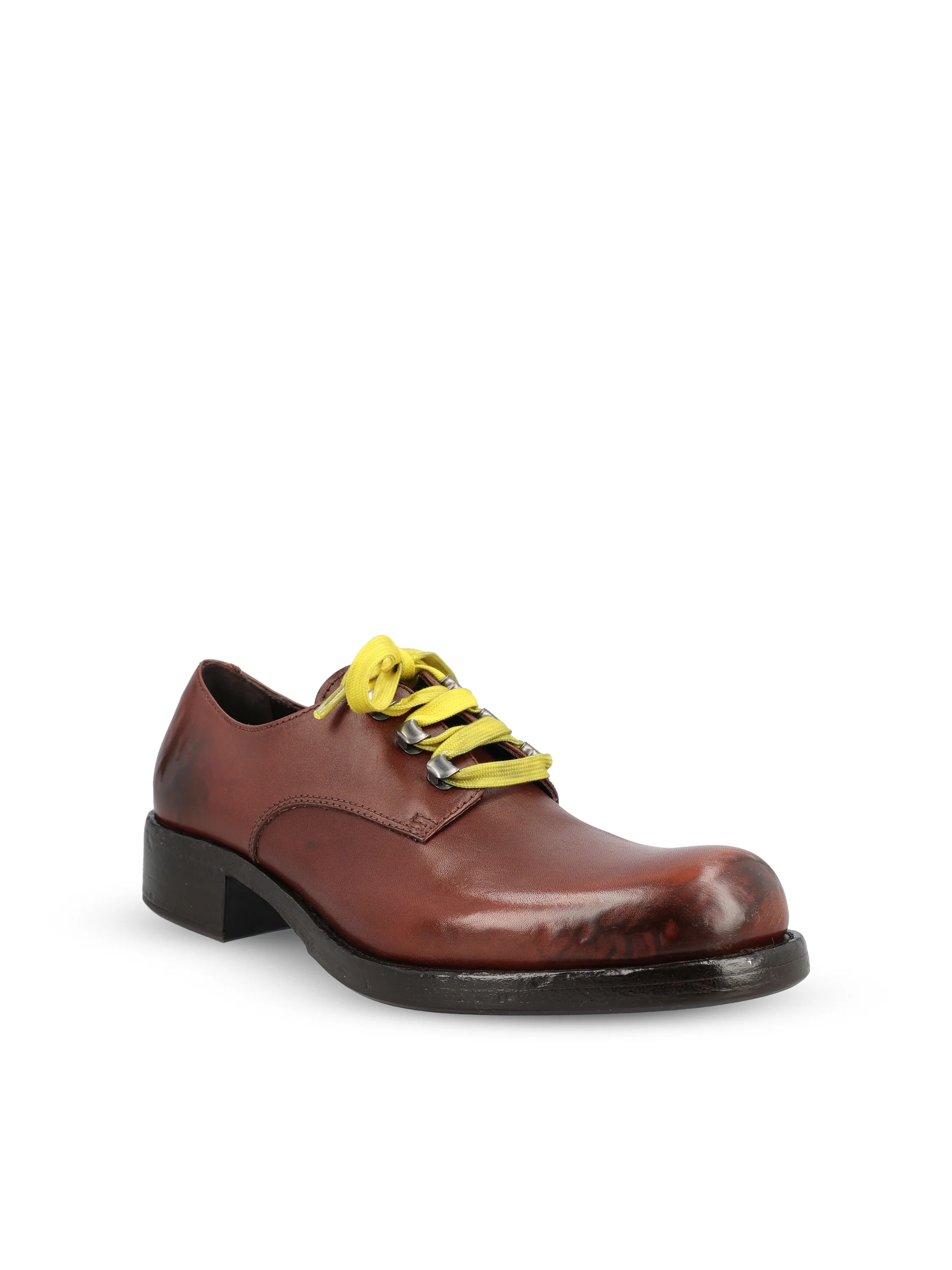 Scarpe stringate in pelle anticata 1E605O 3ZPRF0324 PRADA 