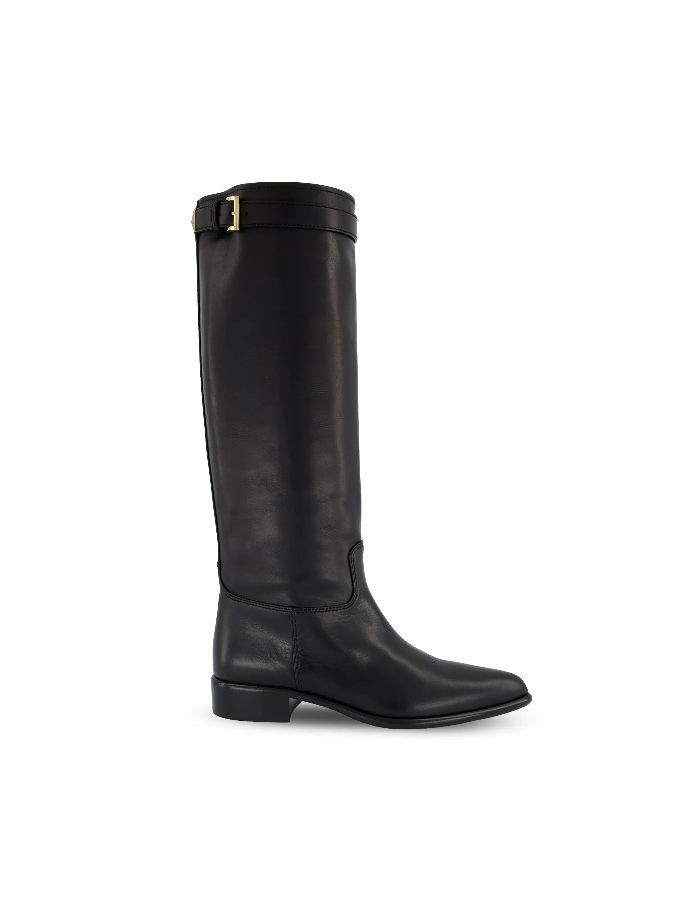Stivali Alti in Pelle di Vitello Nera 1W666O 7V6F0002 PRADA 