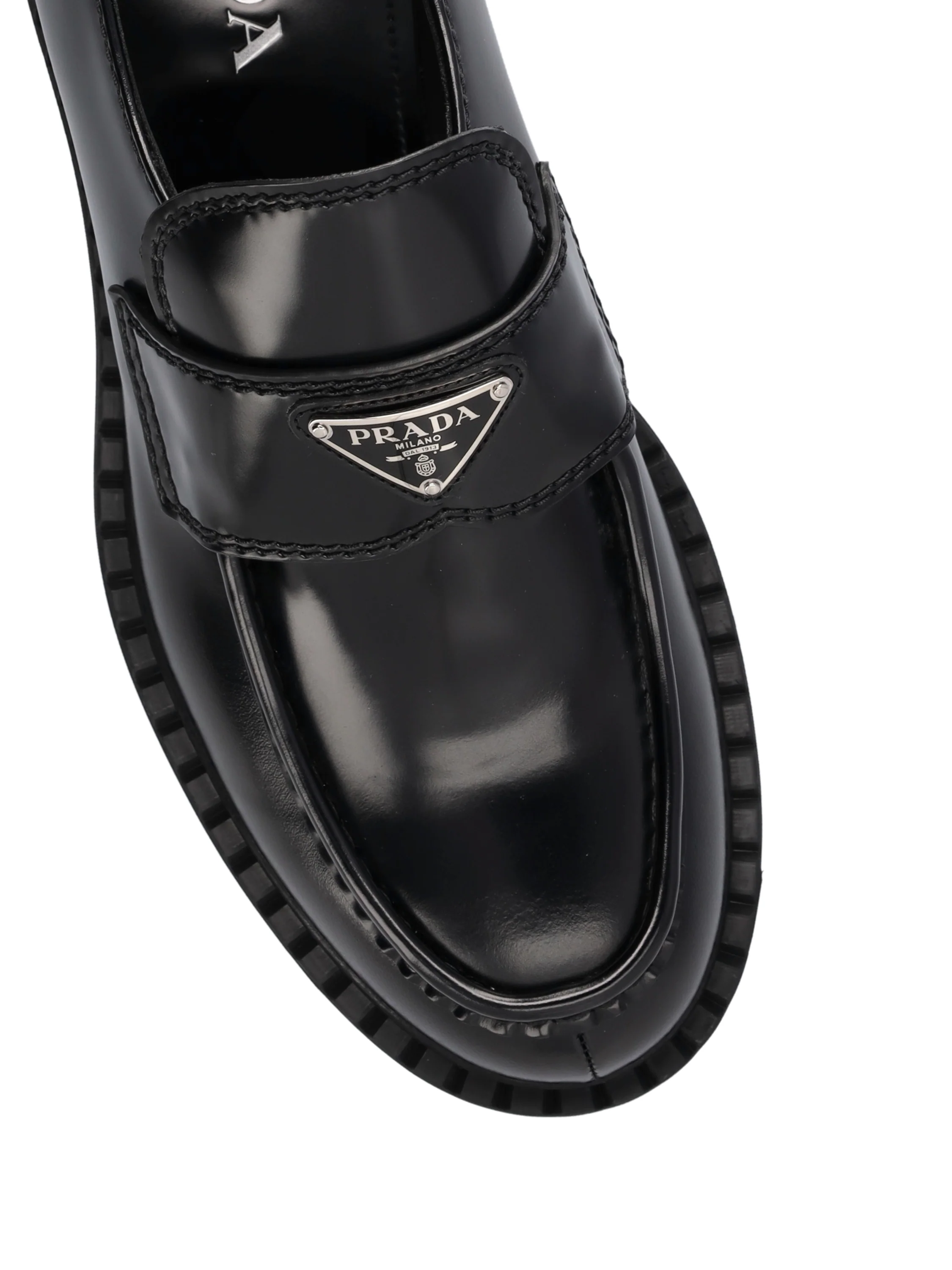 Mocassini in pelle. 2DE127 055F0002 PRADA 