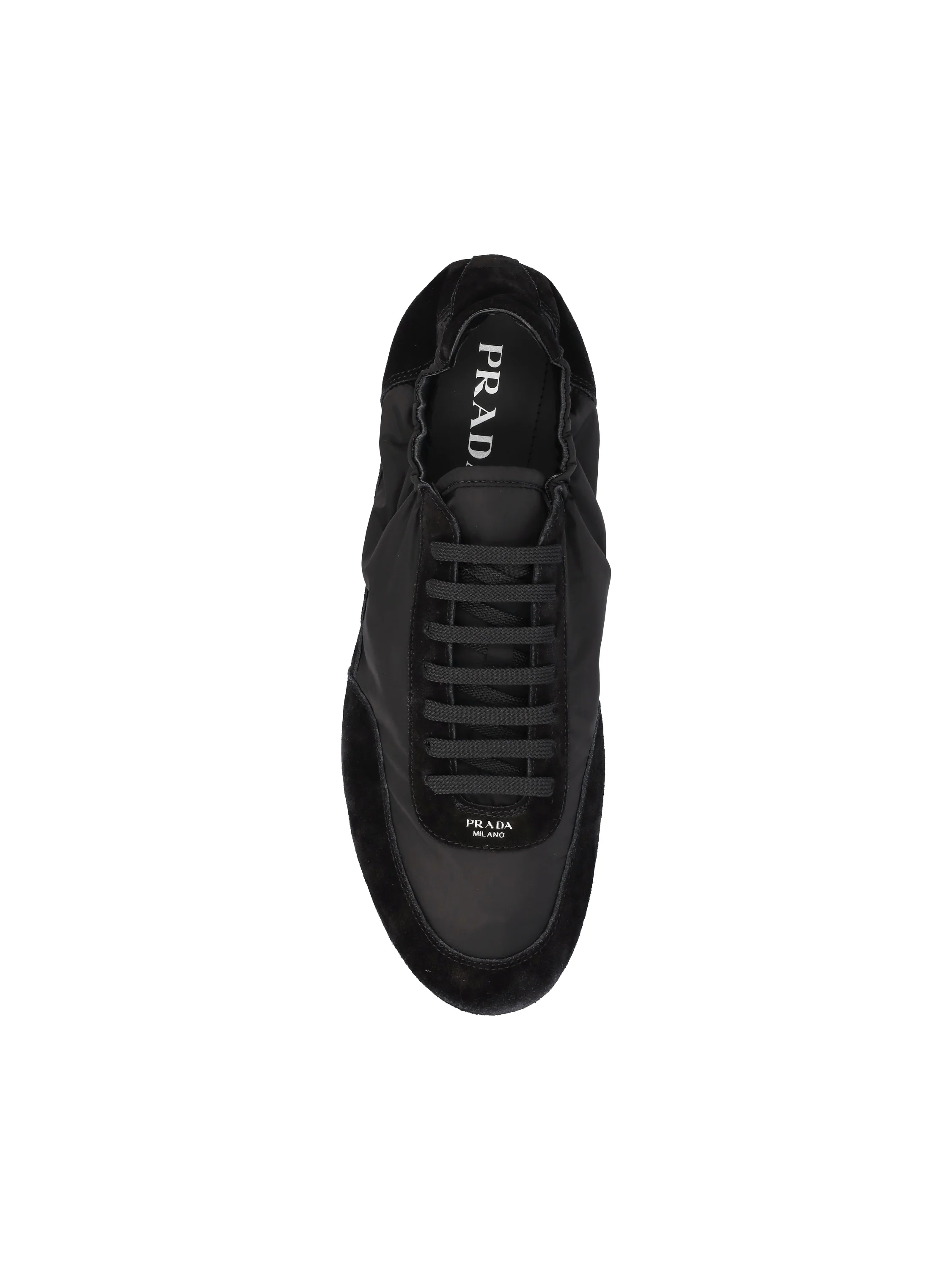 Sneakers realizzate in re-nylon e pelle. 2EG479 D7CF0002 PRADA