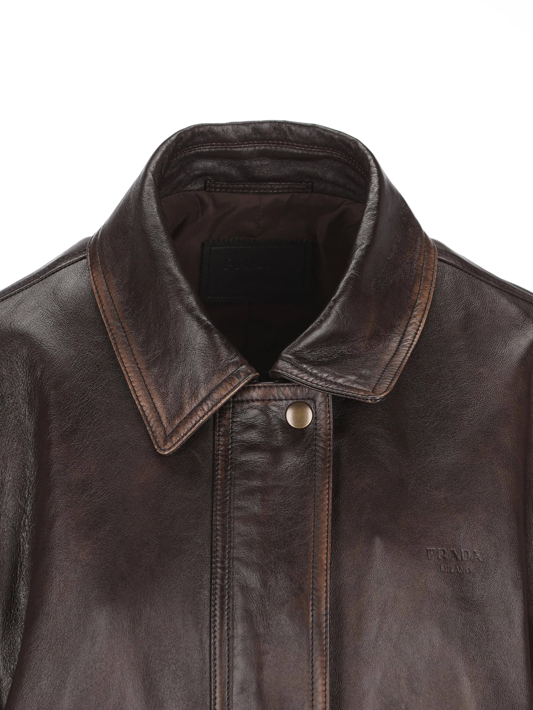 Bomber in pelle 58A303 16ILF0003 PRADA 