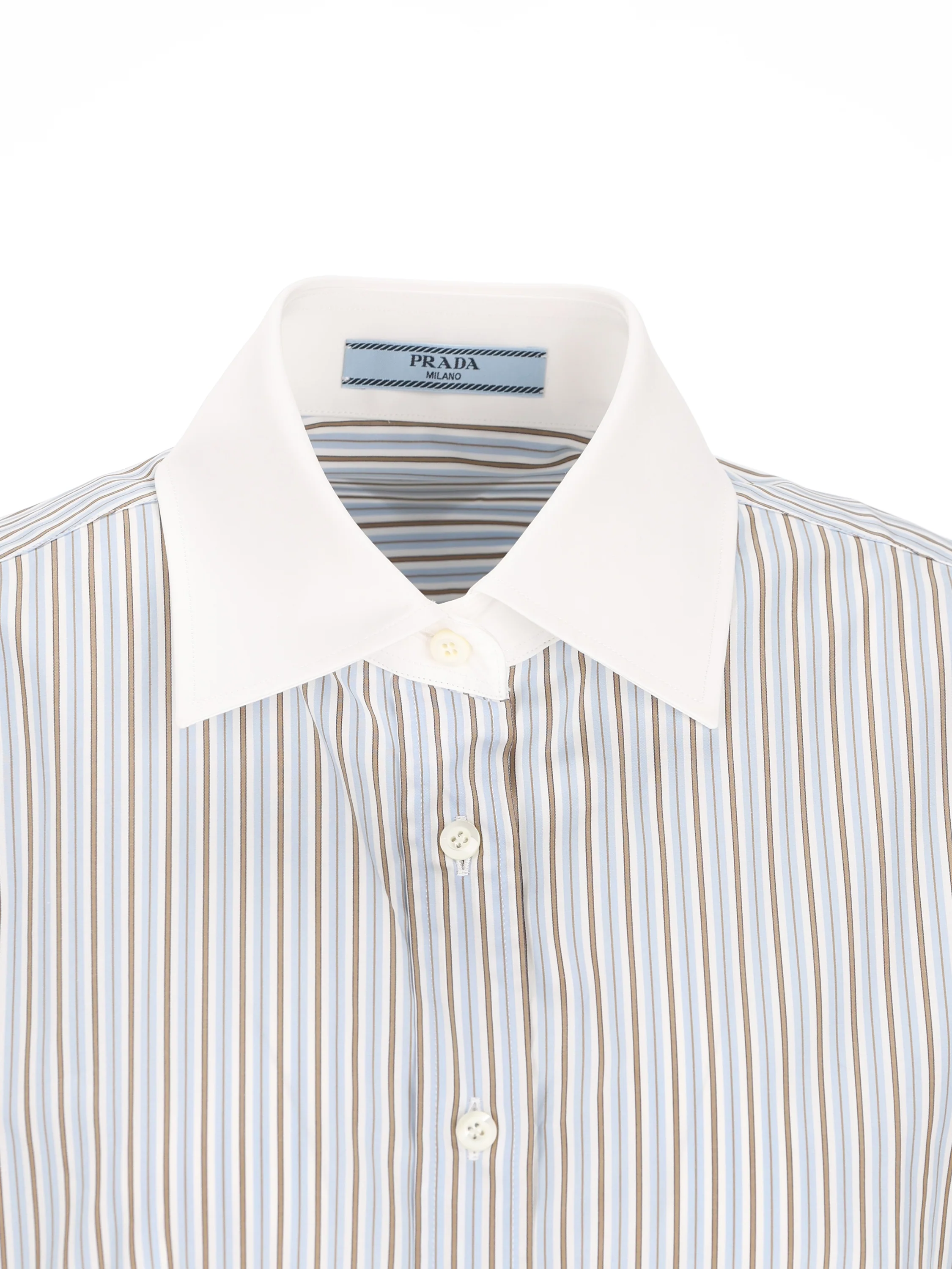 Camicia realizzata in cotone. P465JR 1H1KF0012 PRADA 