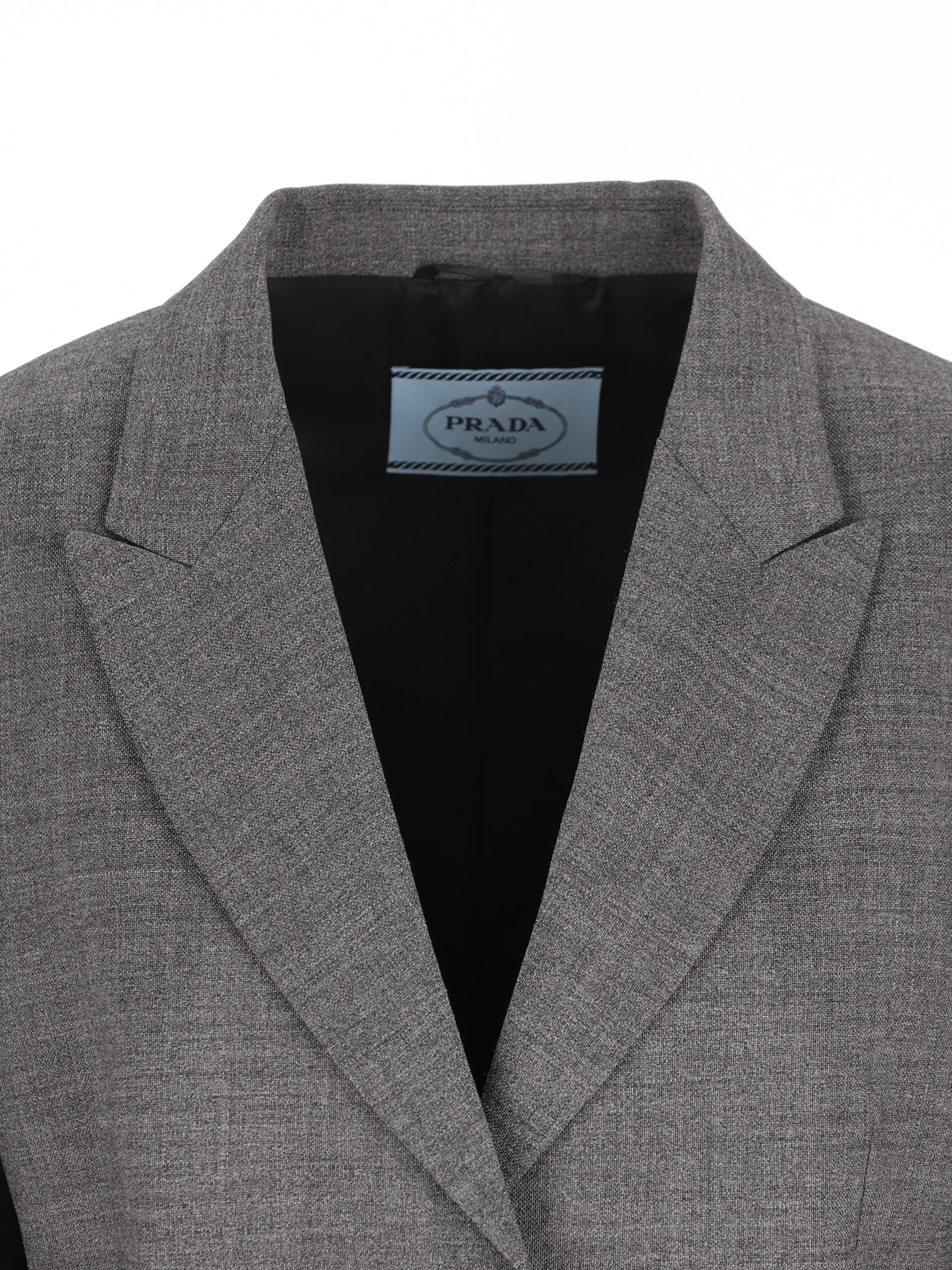 Giacca realizzata in mohair e lana vergine. P509Q 6011F0480 PRADA 
