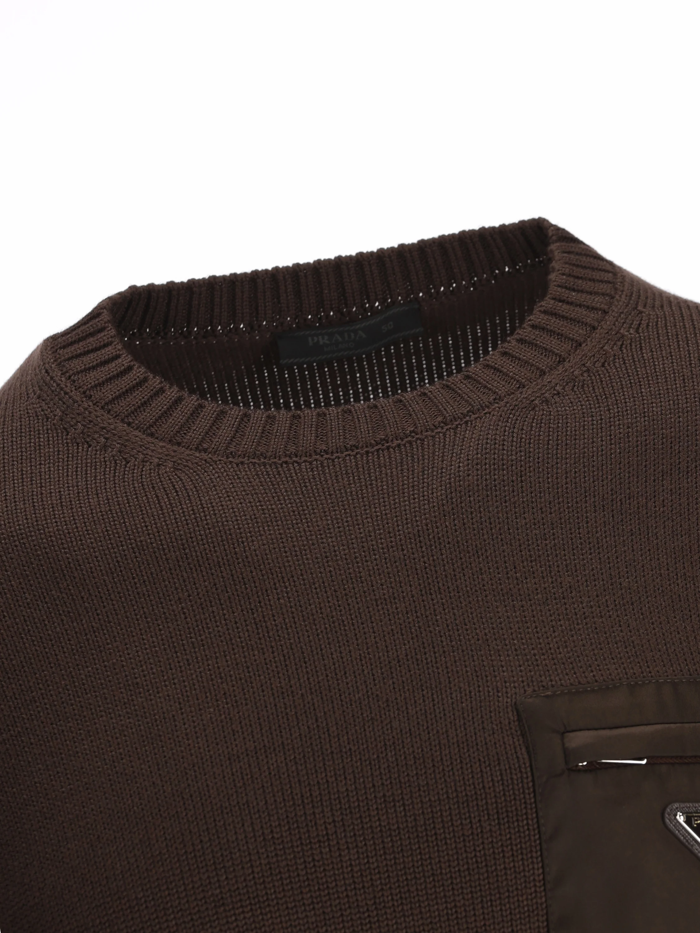 Maglia realizzata in lana UMB049 1W4XF0003 PRADA 