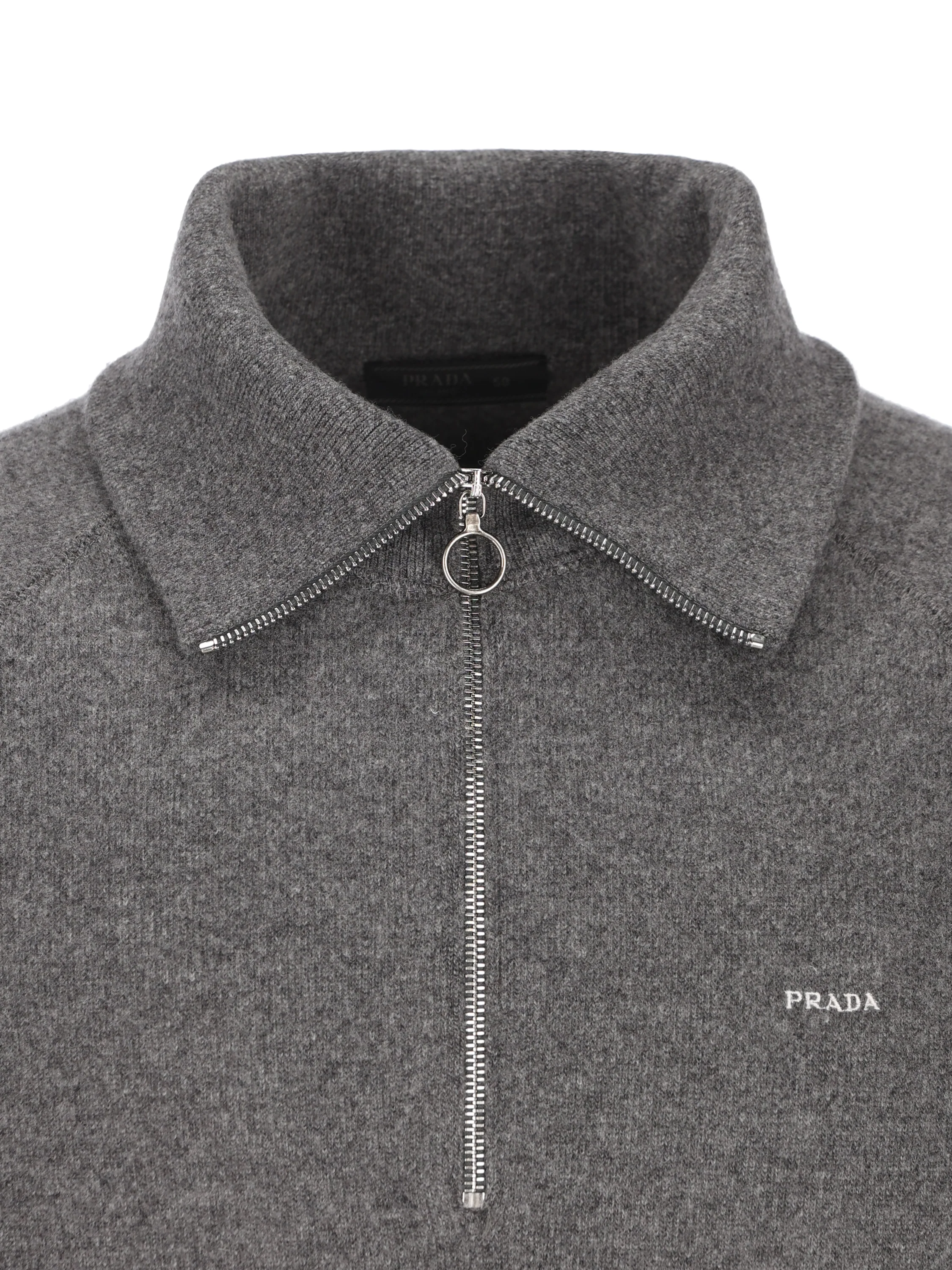 Maglione realizzato in misto cashmere e lana. UMF398 6242F0480 PRADA 