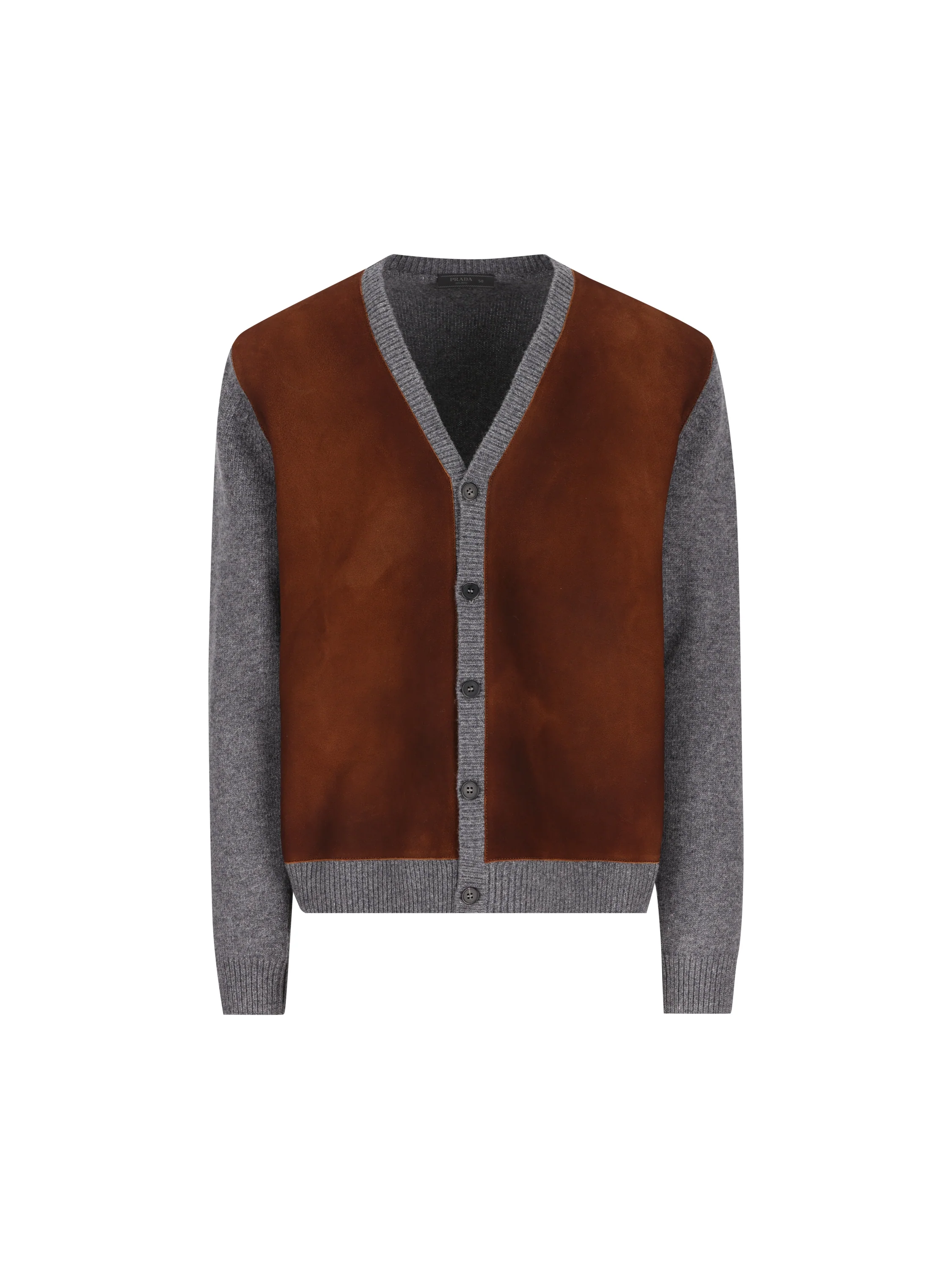 Cardigan realizzato in lana vergine. UMG475 6004F0480 PRADA 