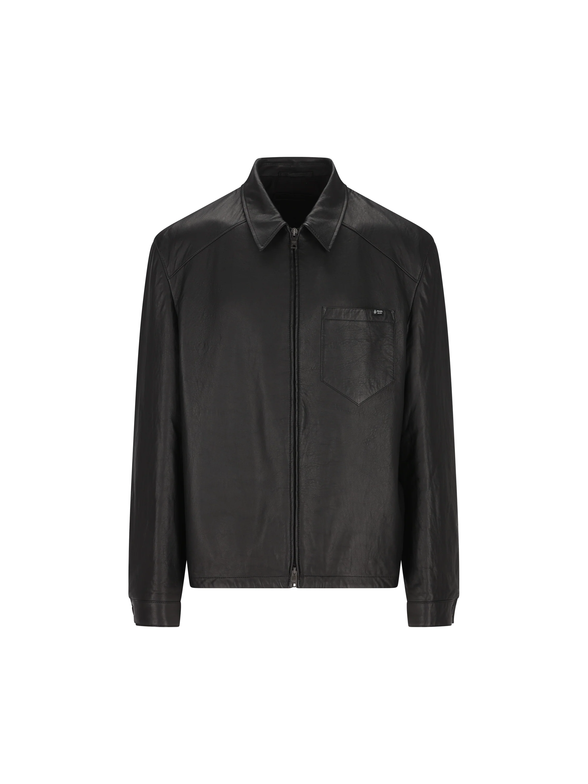Giacca realizzata in pelle. UPW615 19WCF0002 PRADA 