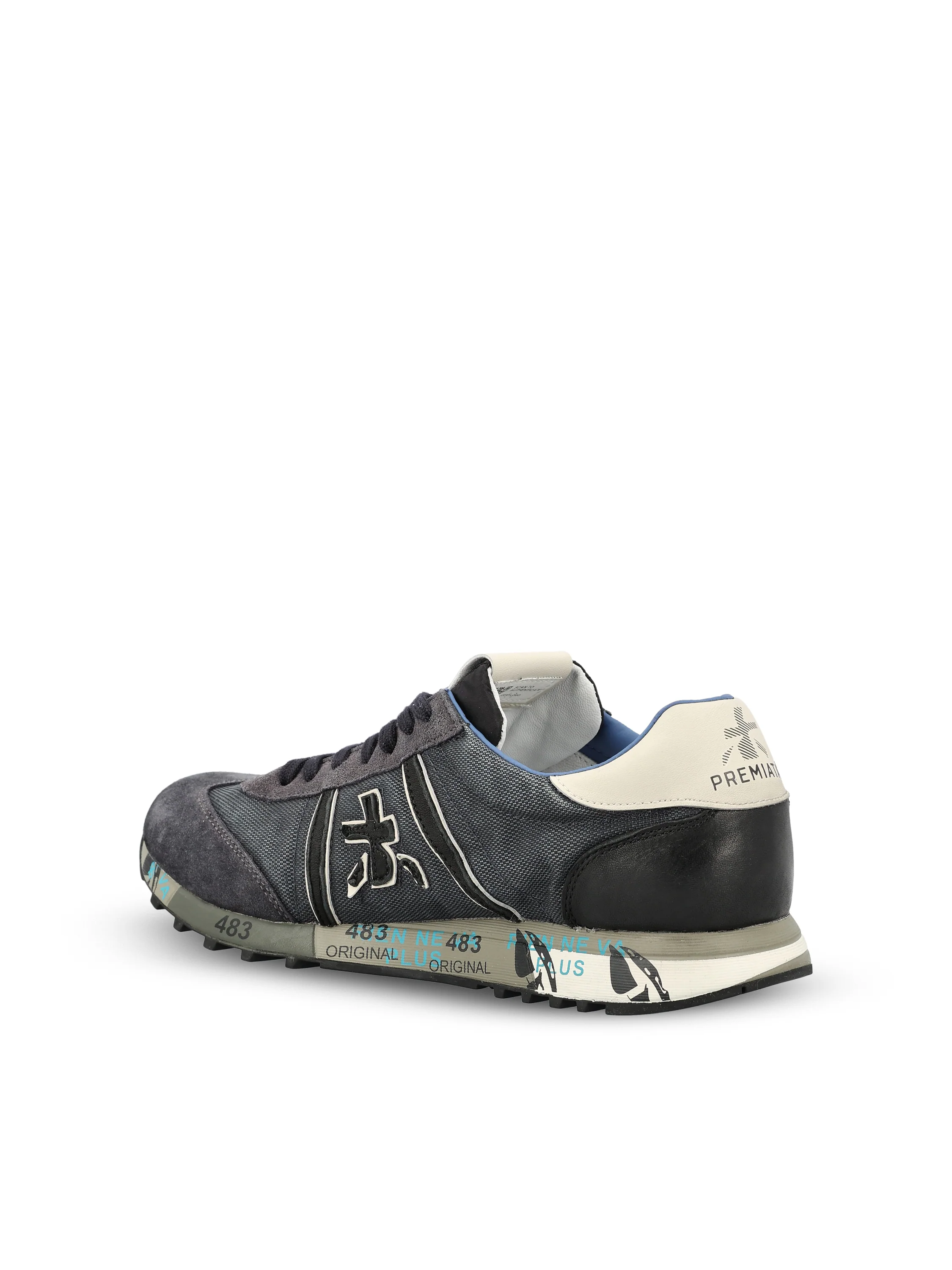 Sneakers realizzate in pelle e tessuto. LUCY 7770 PREMIATA 